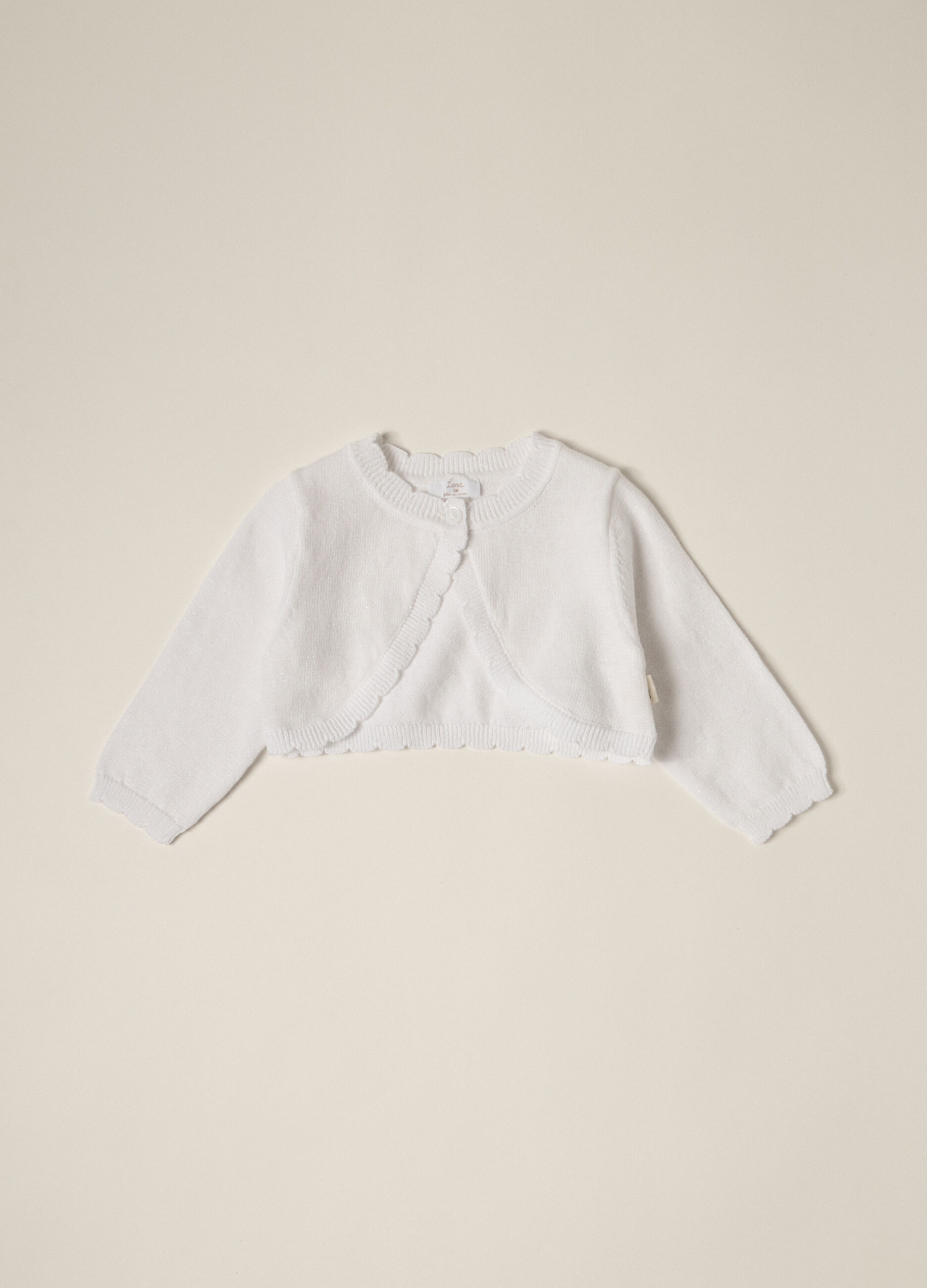 Cardigan in misto cotone IANA neonata_0