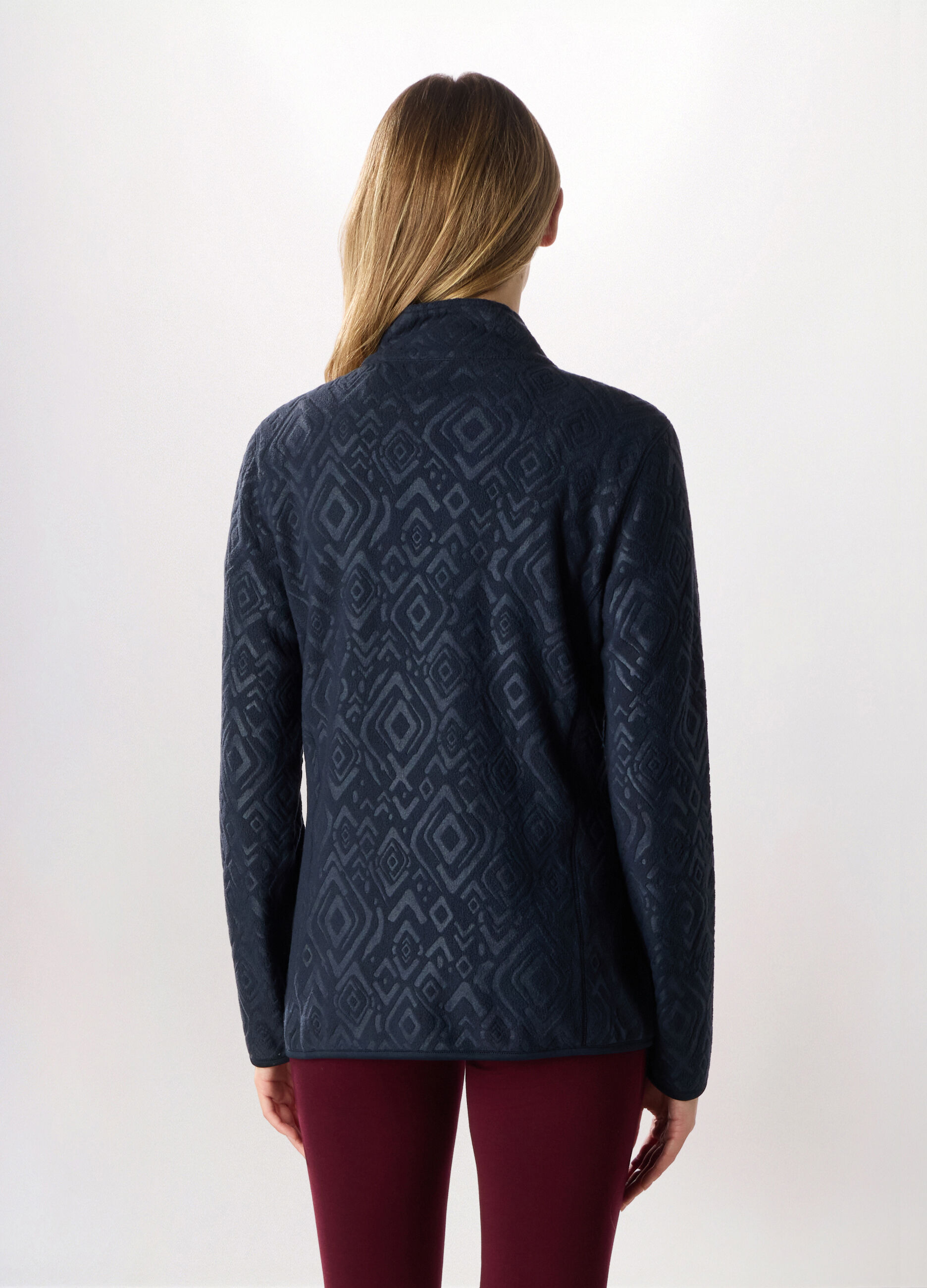 Felpa full zip in pile donna Holistic fitness_1