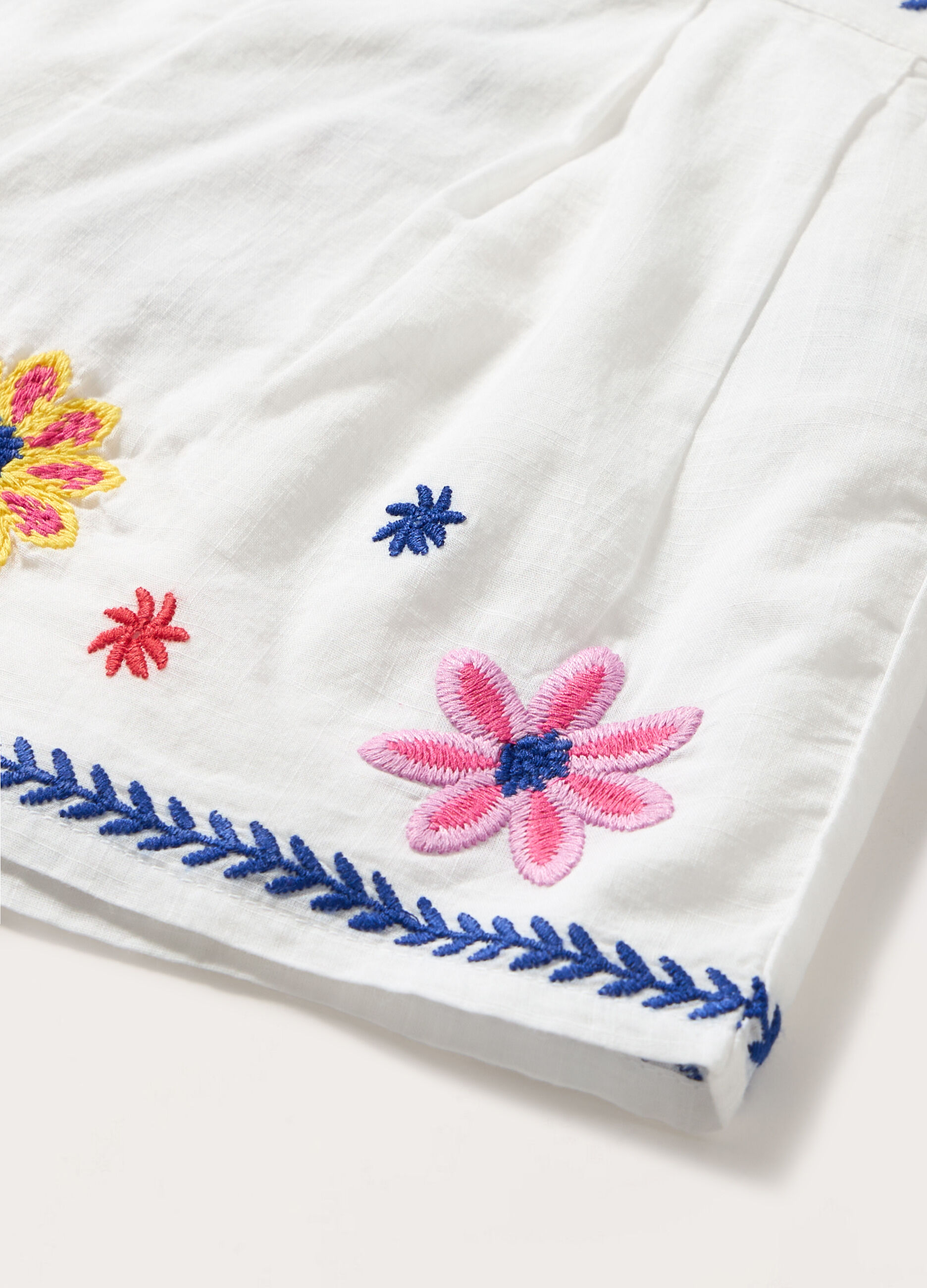 Shorts in puro cotone muslin bambina_1