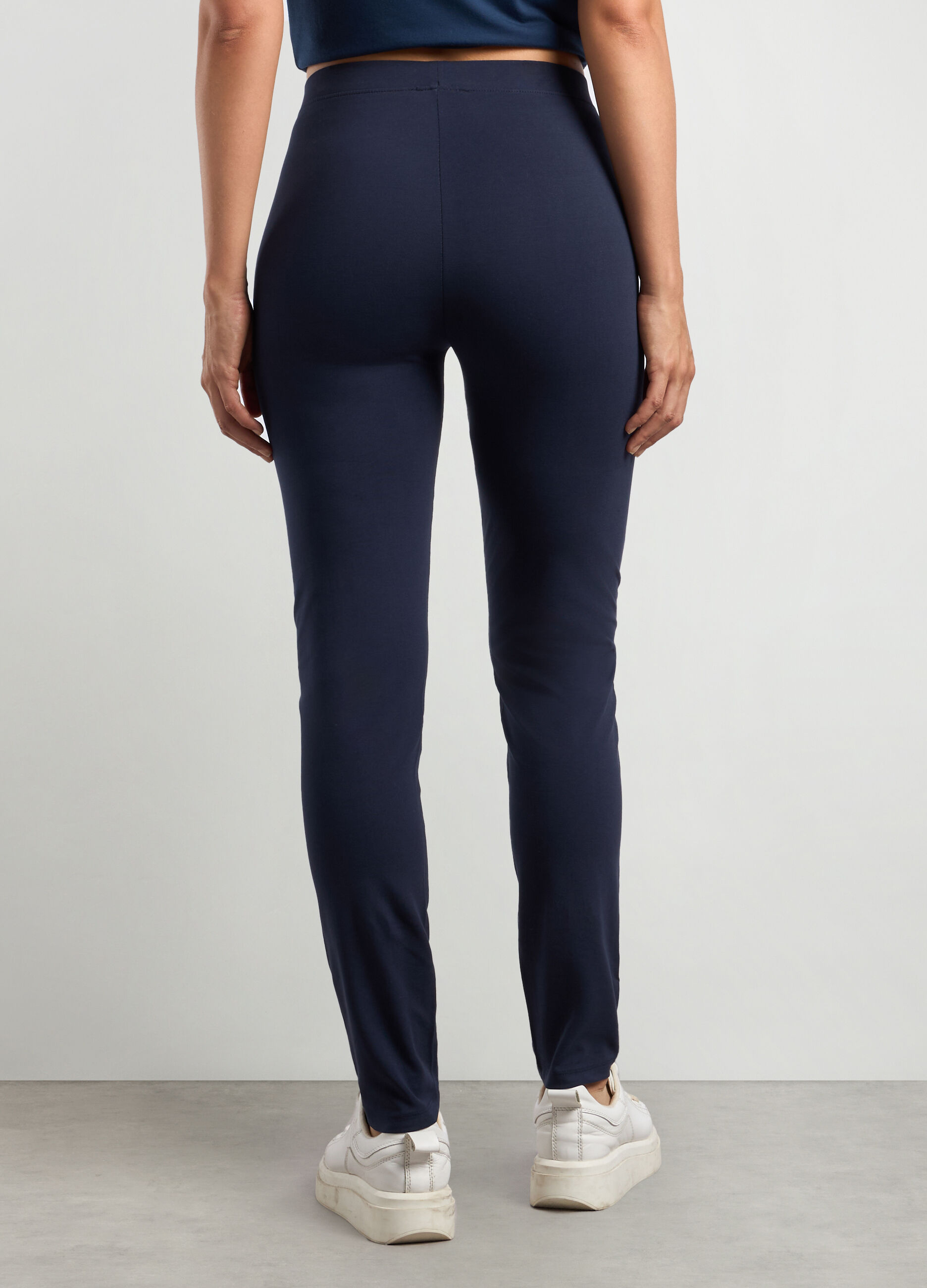 Leggings in cotone stretch donna_1