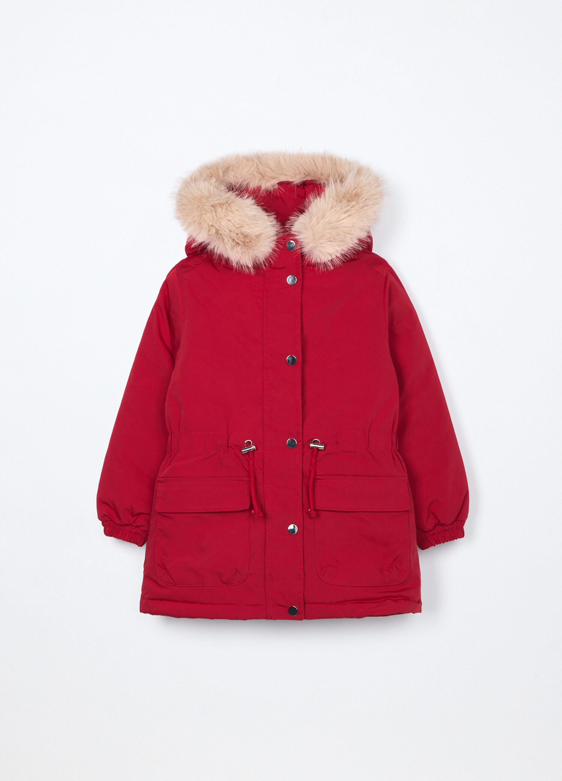 Parka con cappuccio bambina_0