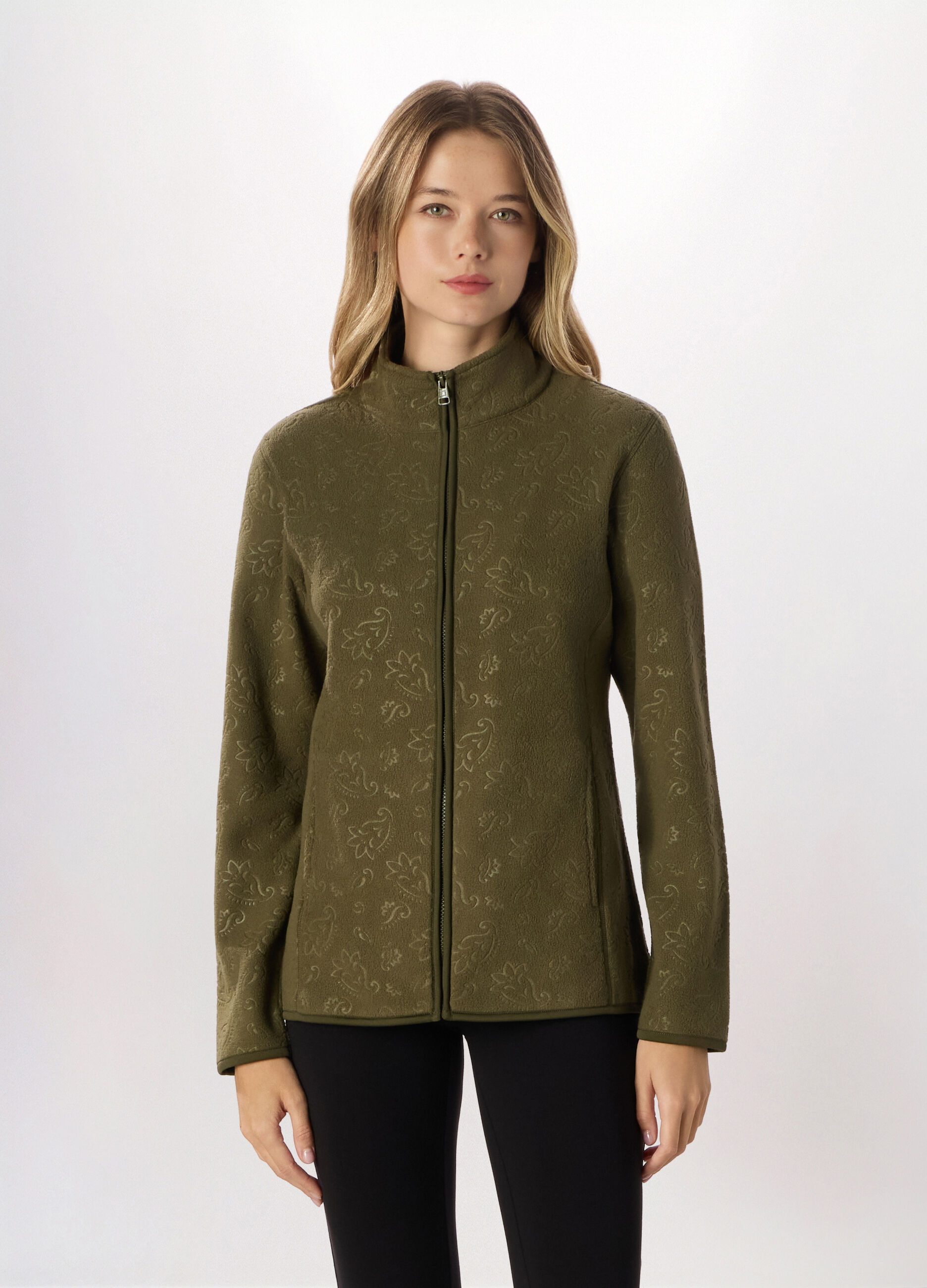 Felpa full zip in pile donna Holistic fitness_0