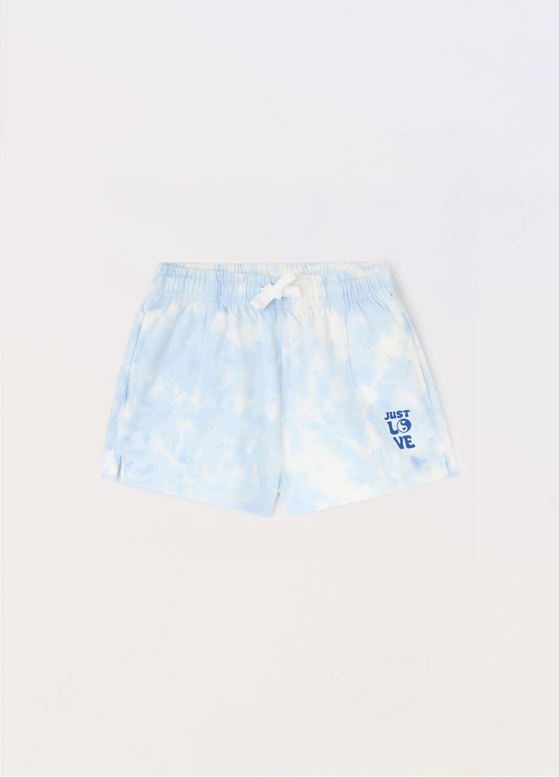 Shorts in french terry di puro cotone ragazza_0
