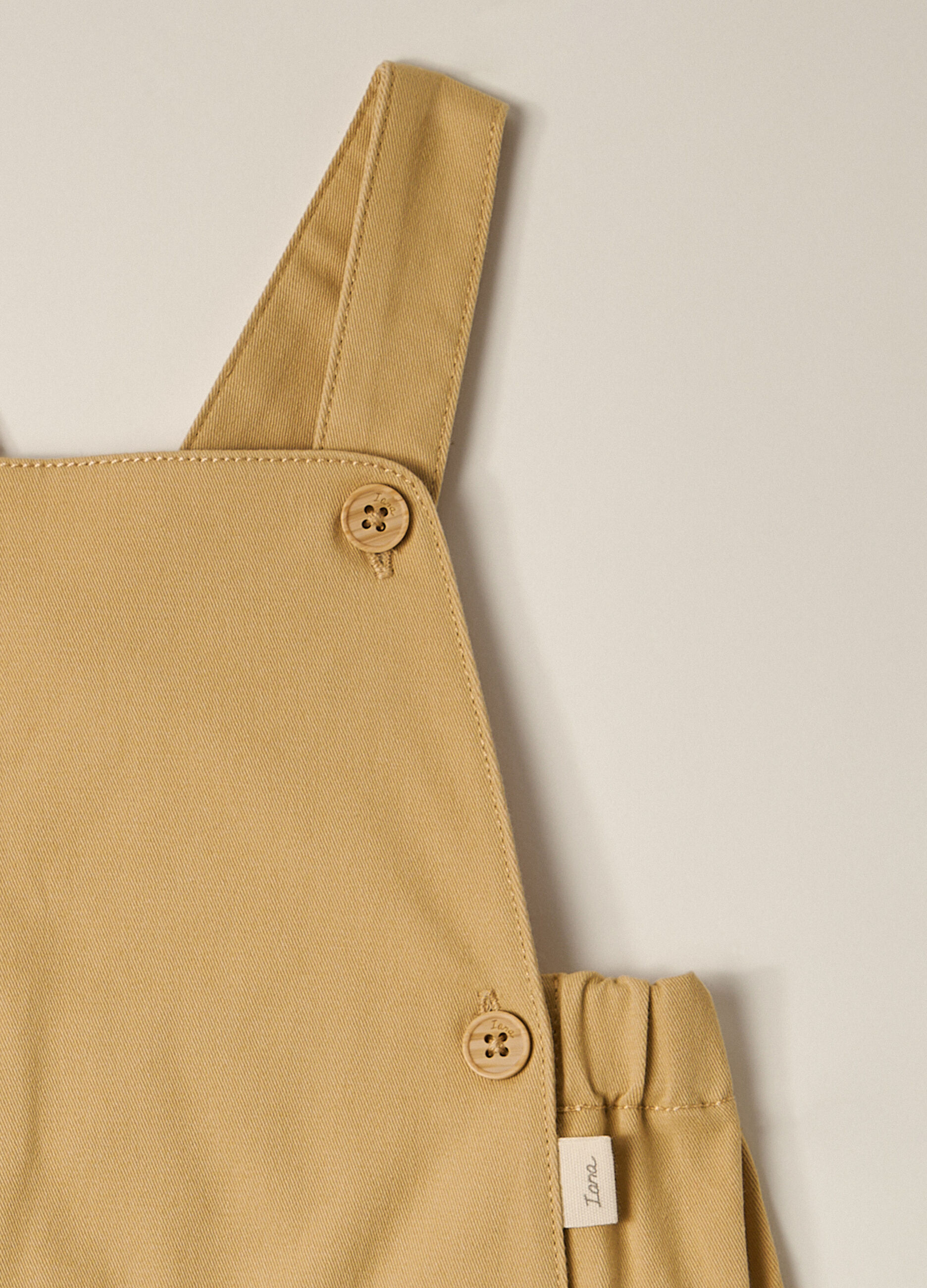 Salopette in twill di cotone stretch IANA neonato