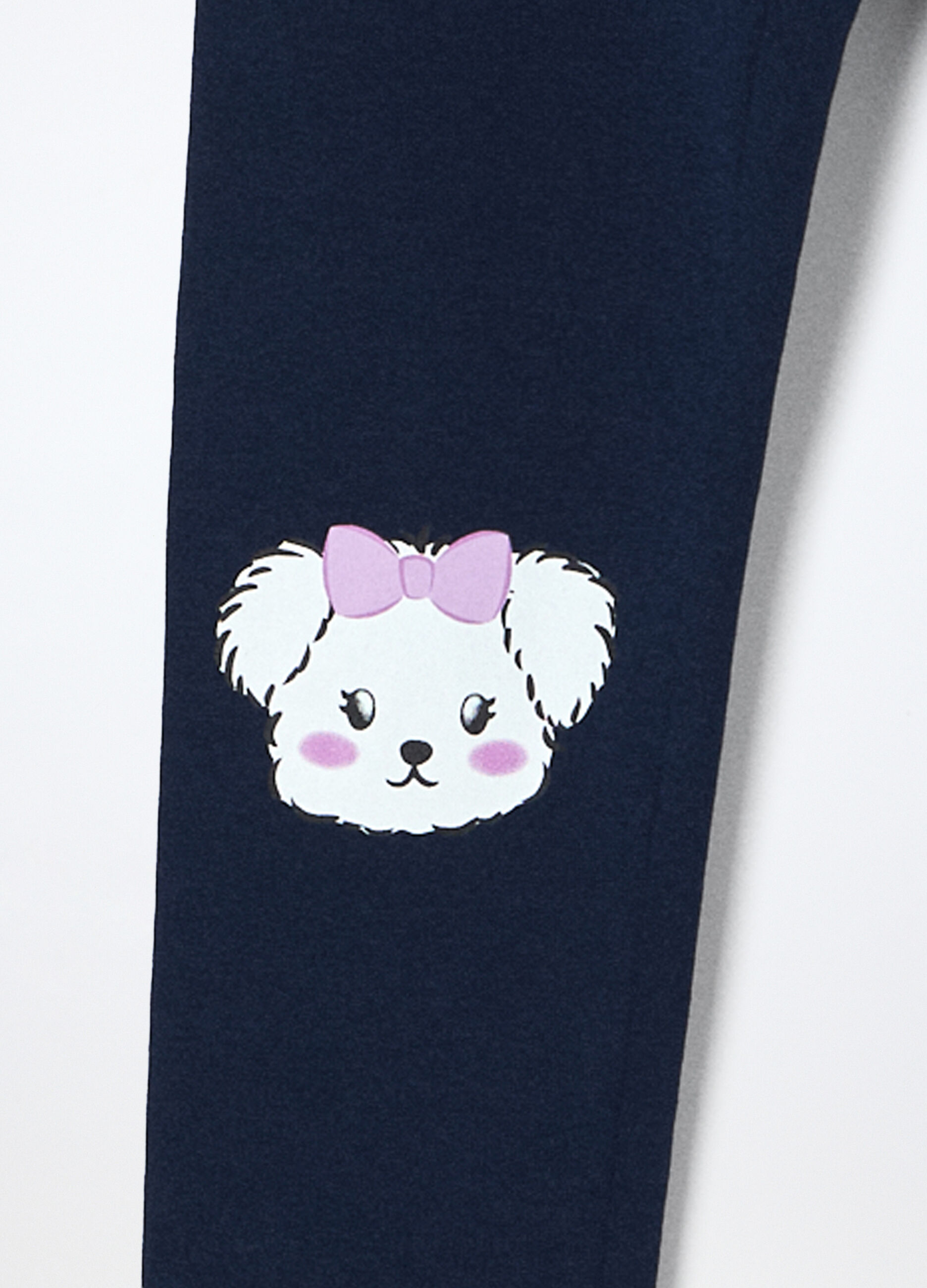 Pack 3 leggings in jersey di cotone stretch bambina_4