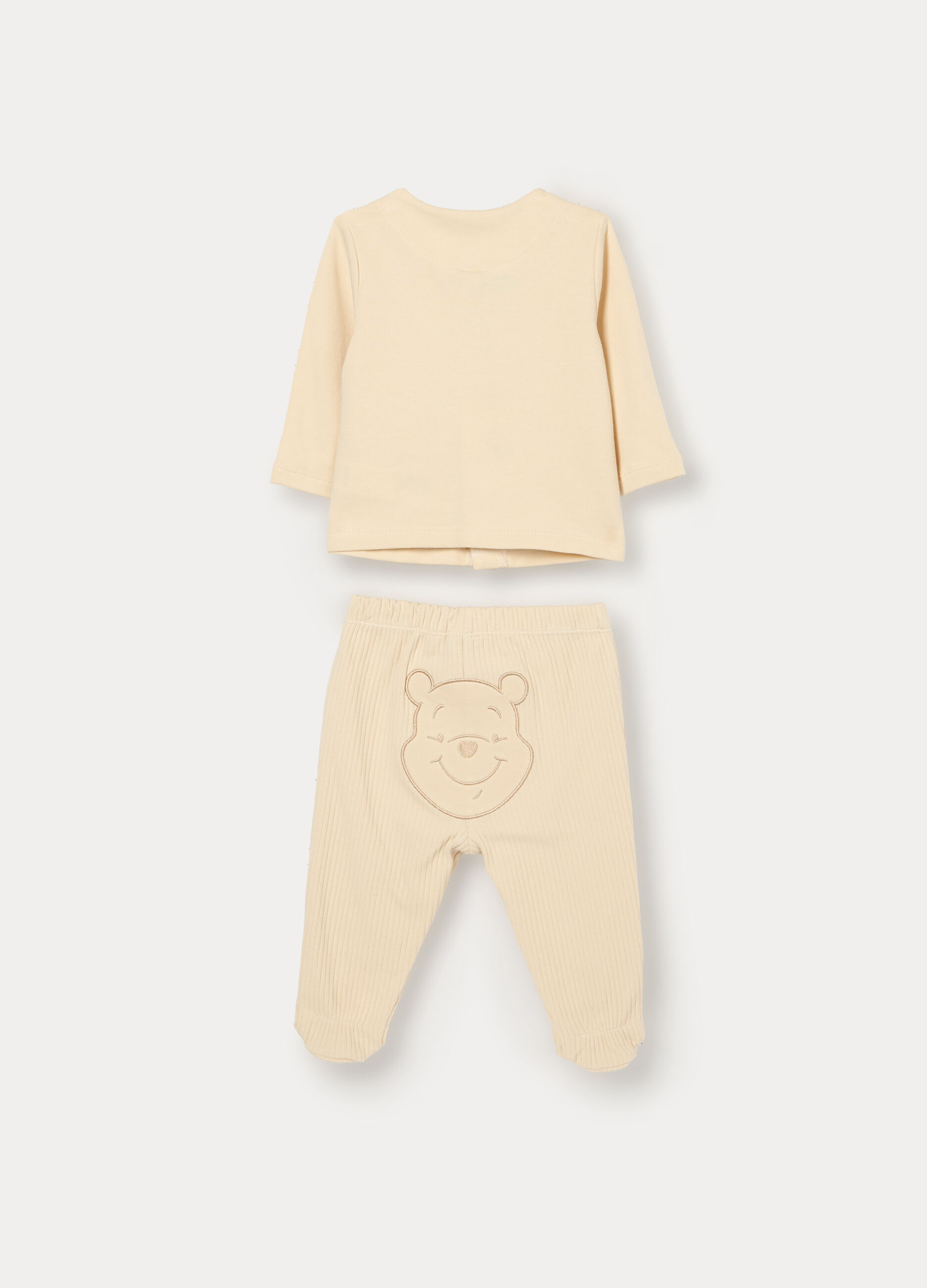 Jogging set Disney in french terry di cotone stretch neonato_1
