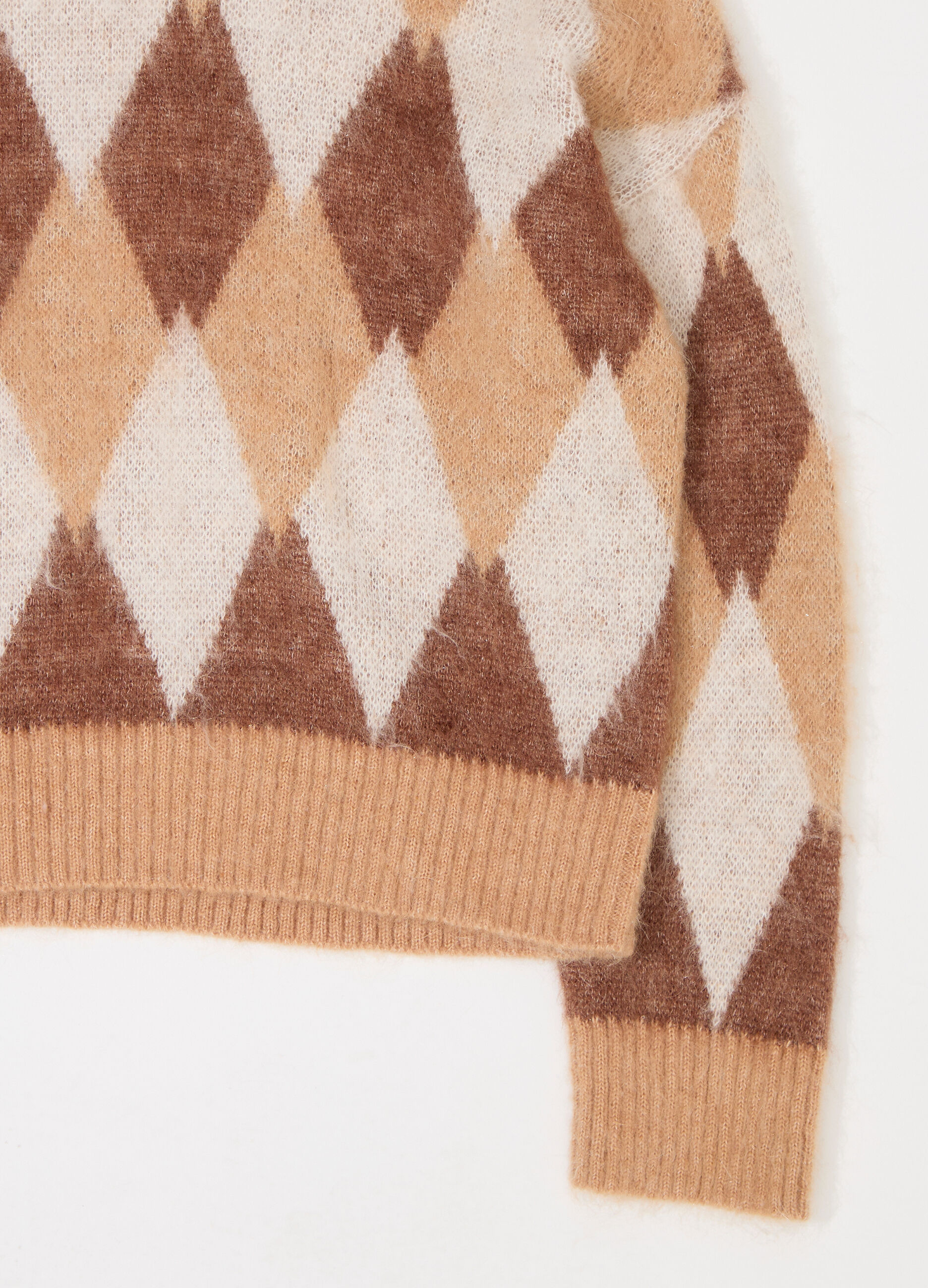 Maglione a rombi misto mohair donna_6