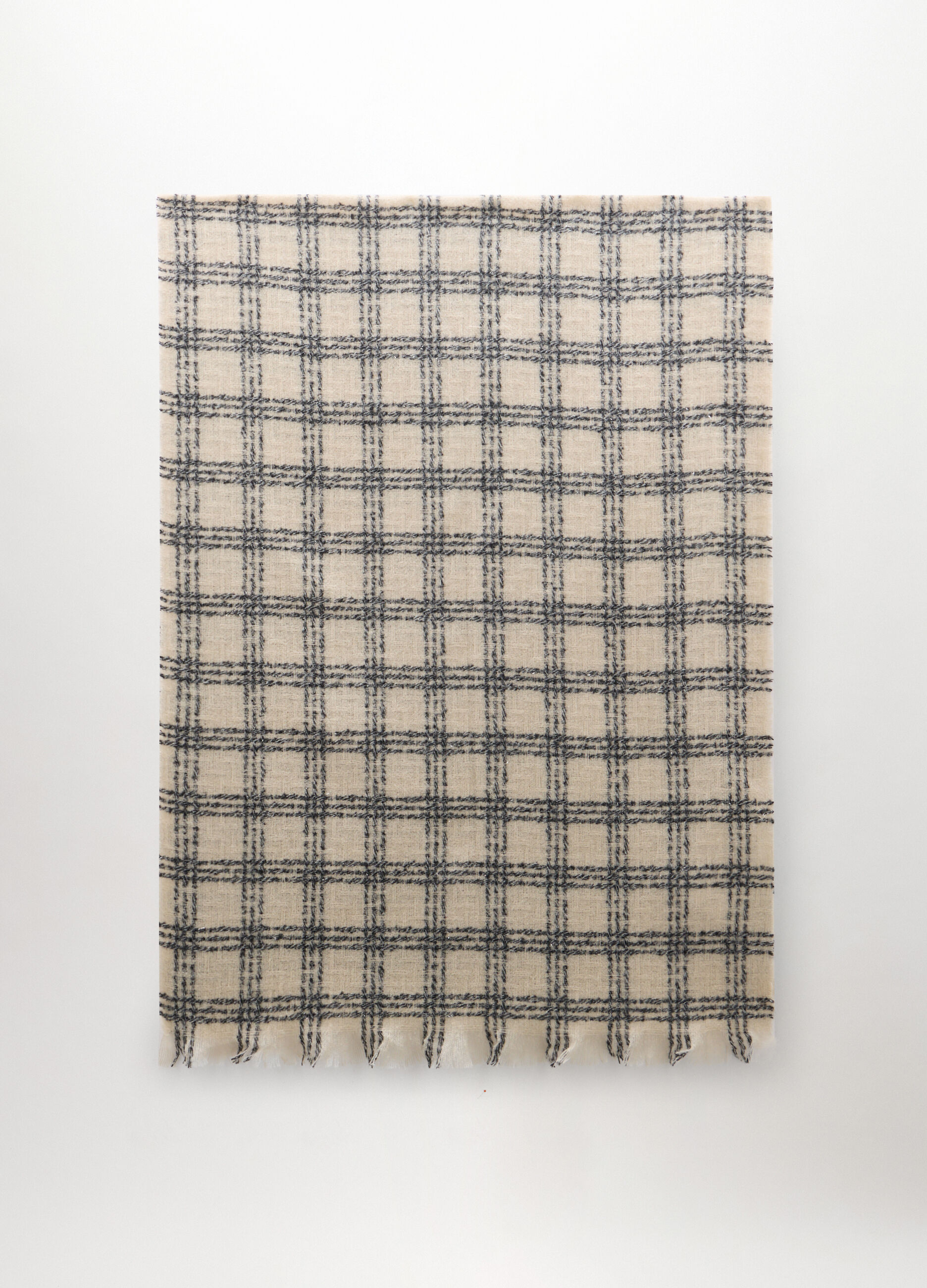 Sciarpa a quadri donna_0