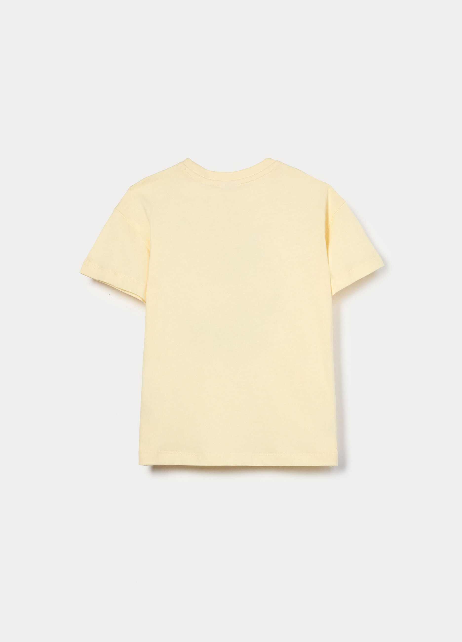 T-shirt con stampa in jersey di puro cotone bambino_1