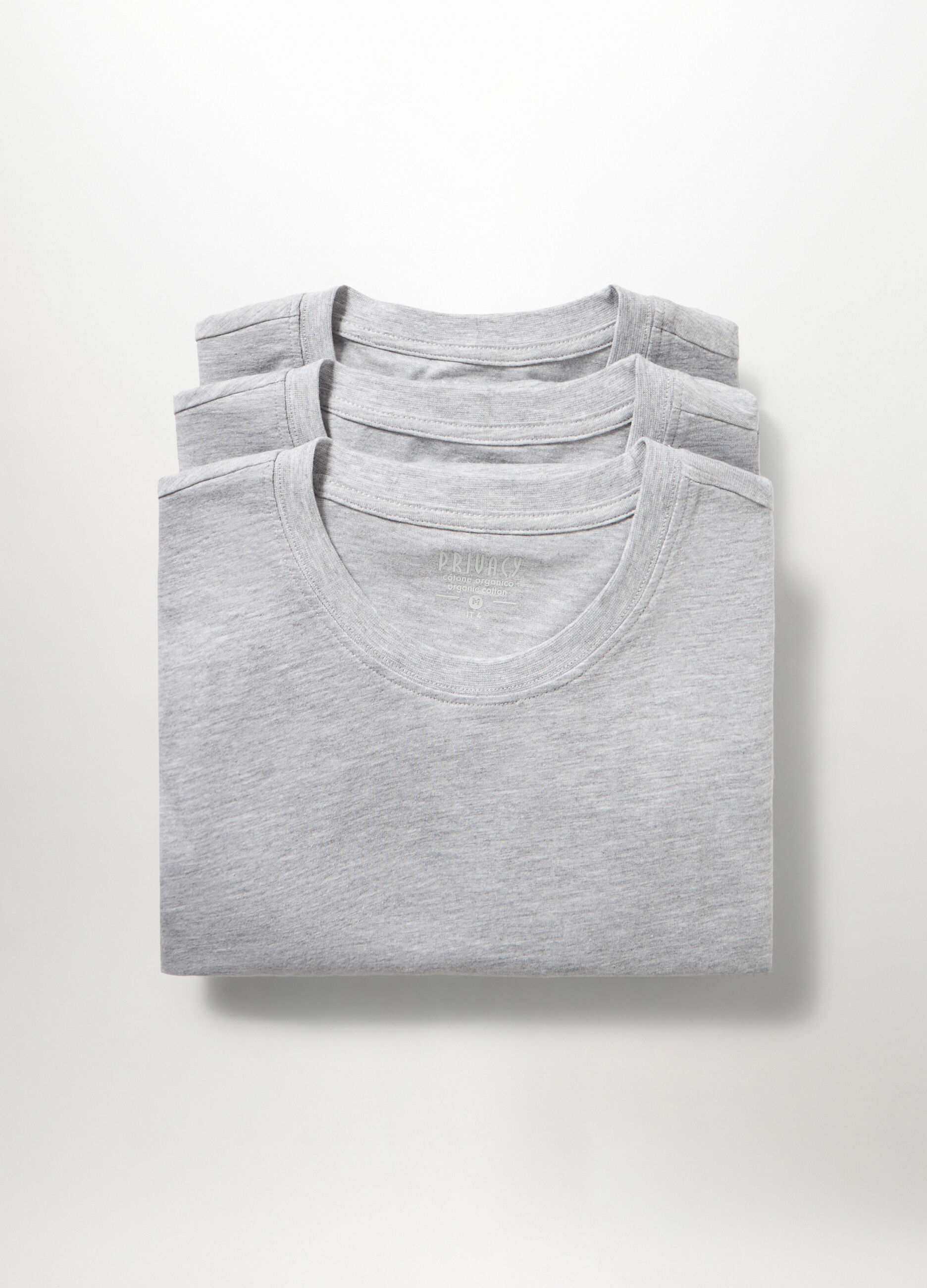 3 pack T-shirt girocollo in misto cotone uomo_0