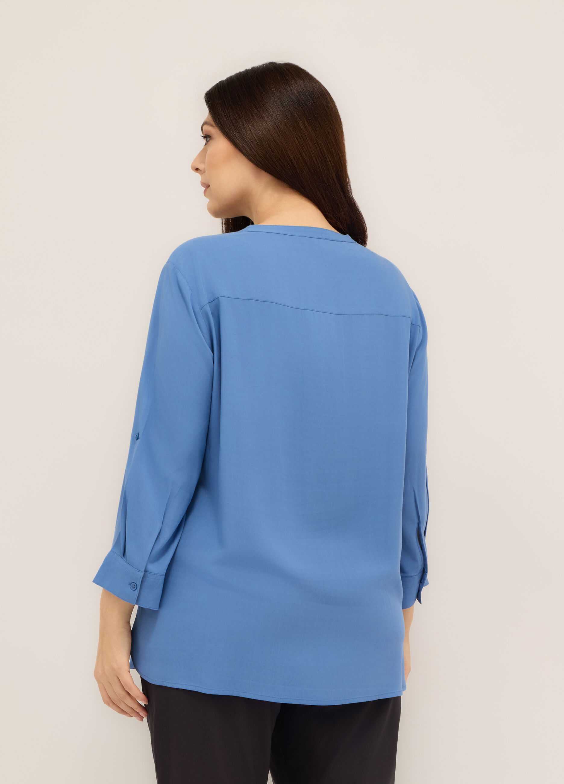 Blusa in pura viscosa donna curvy_1