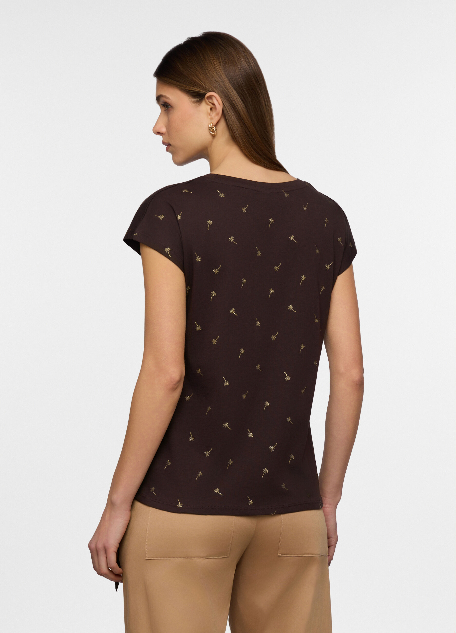 T-shirt girocollo donna_1