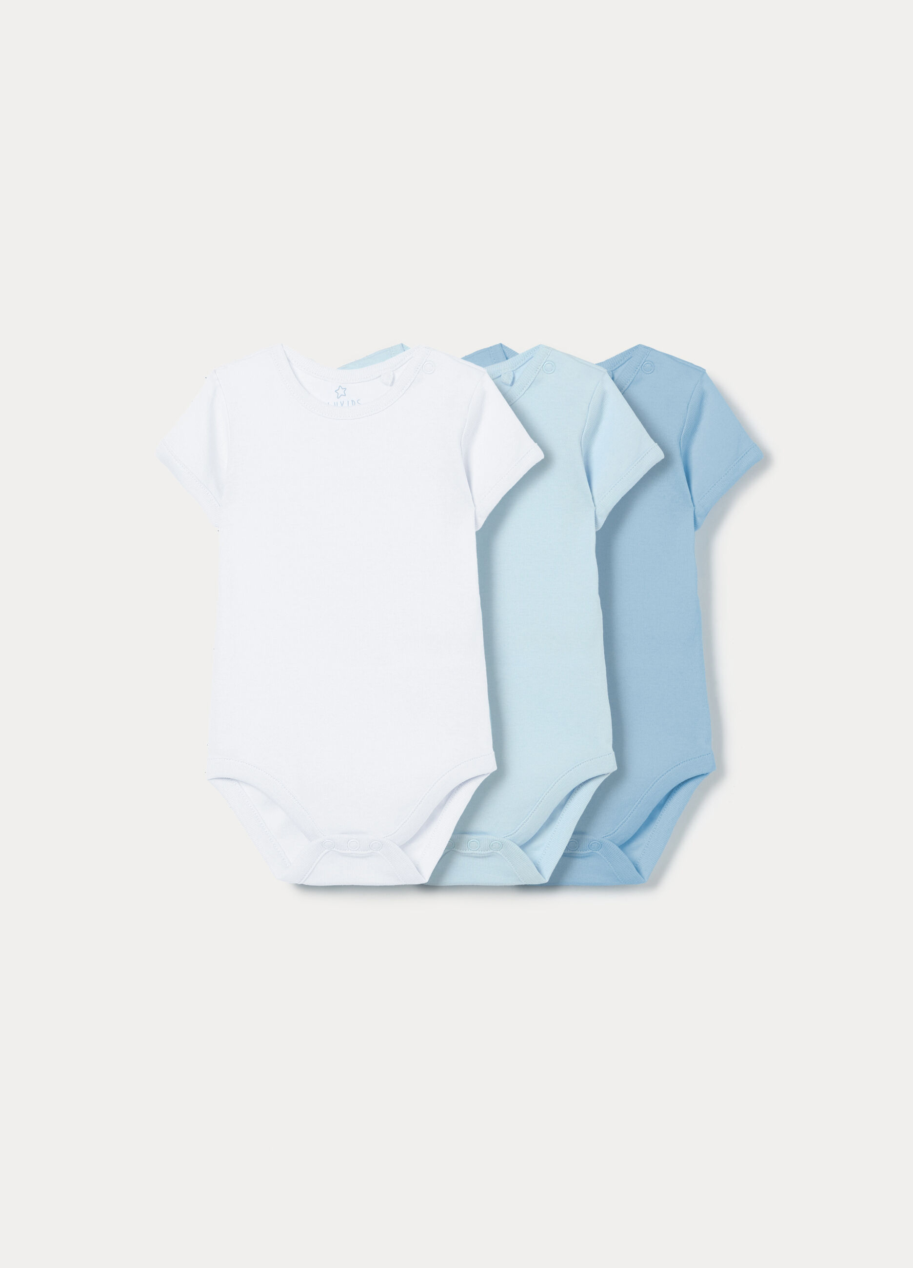 Pack 3 body in puro cotone neonato_0