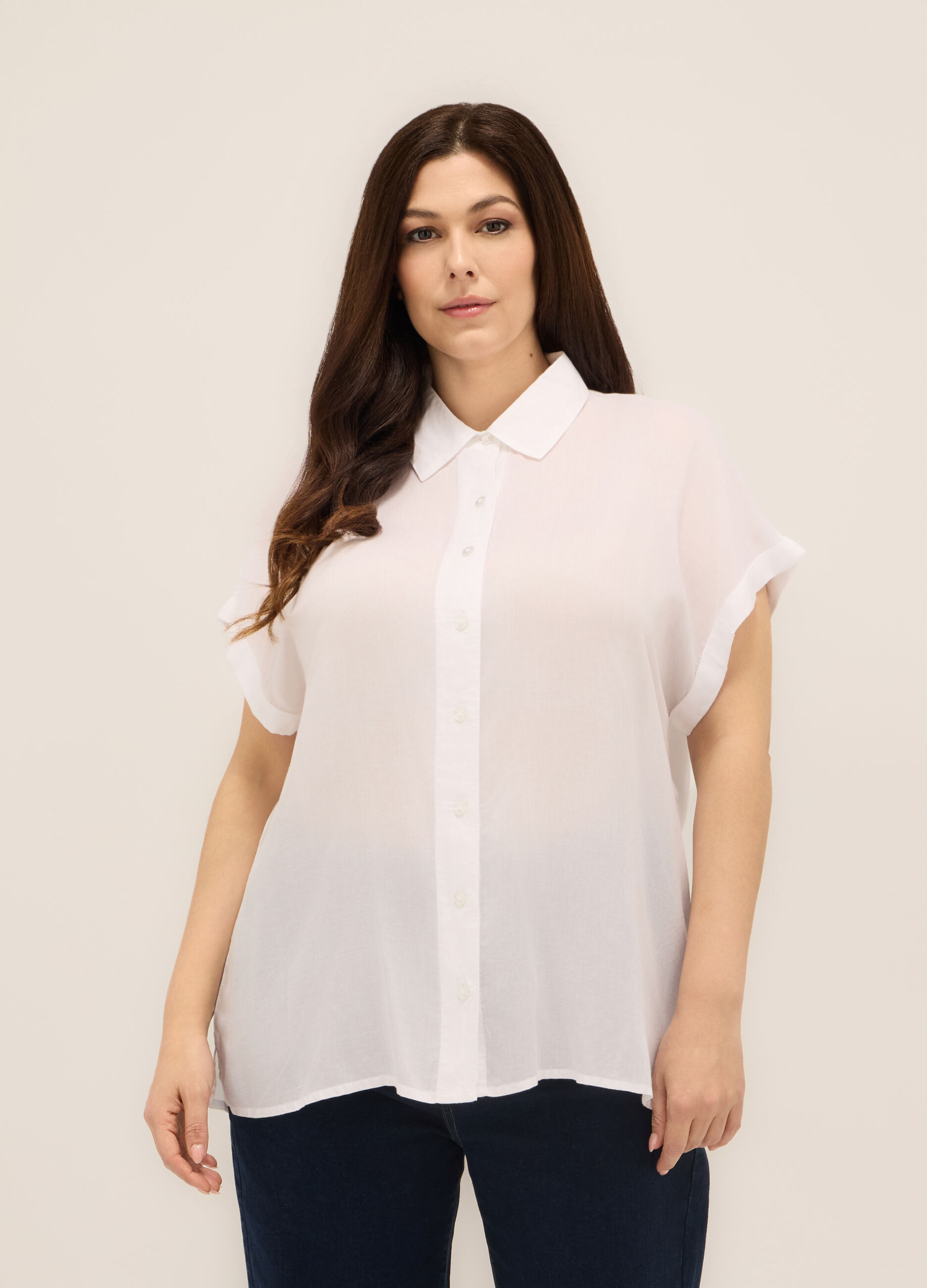 Camicia in pura viscosa donna curvy_0