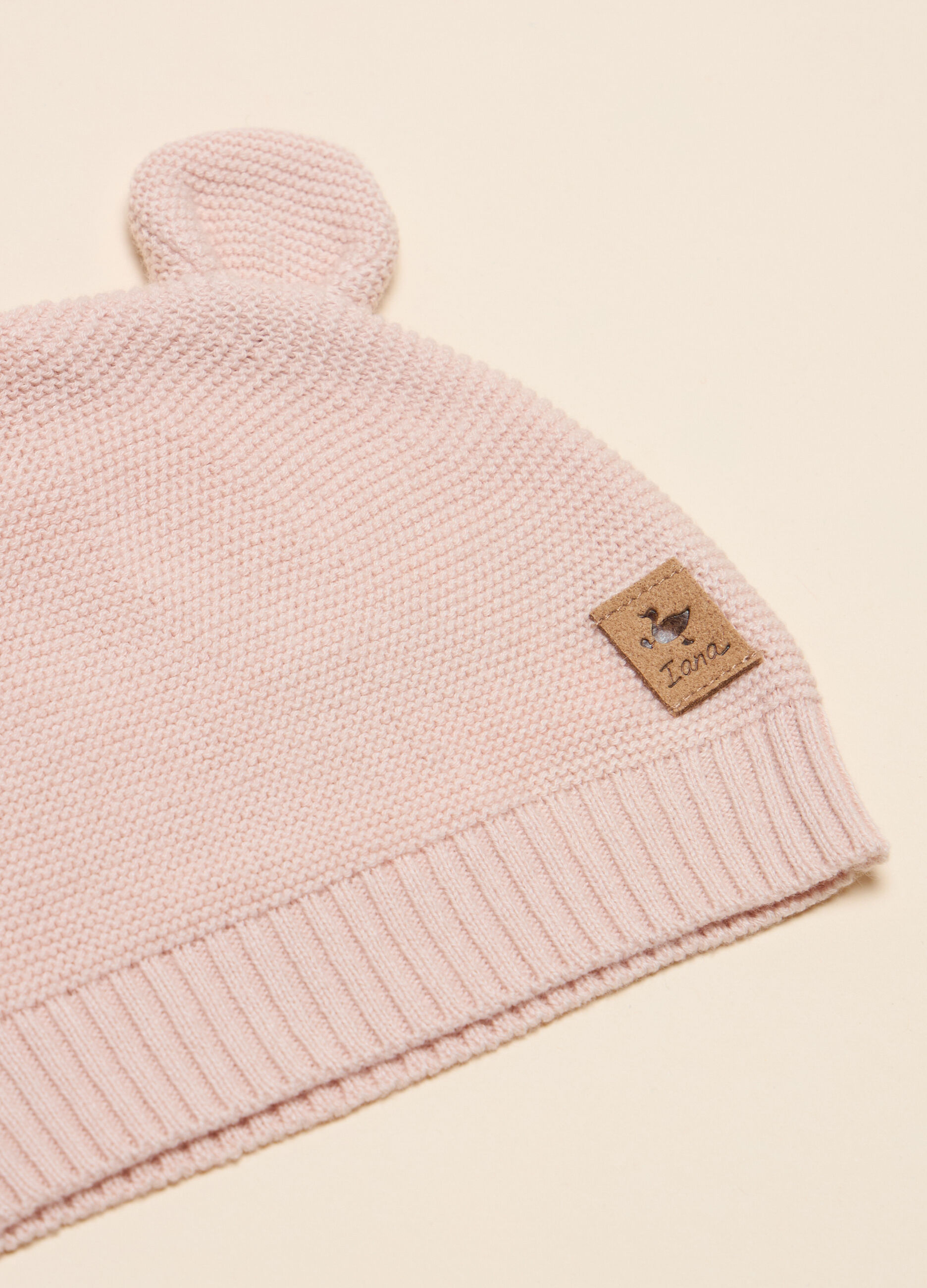 Berretto tricot in puro cotone IANA neonata_1
