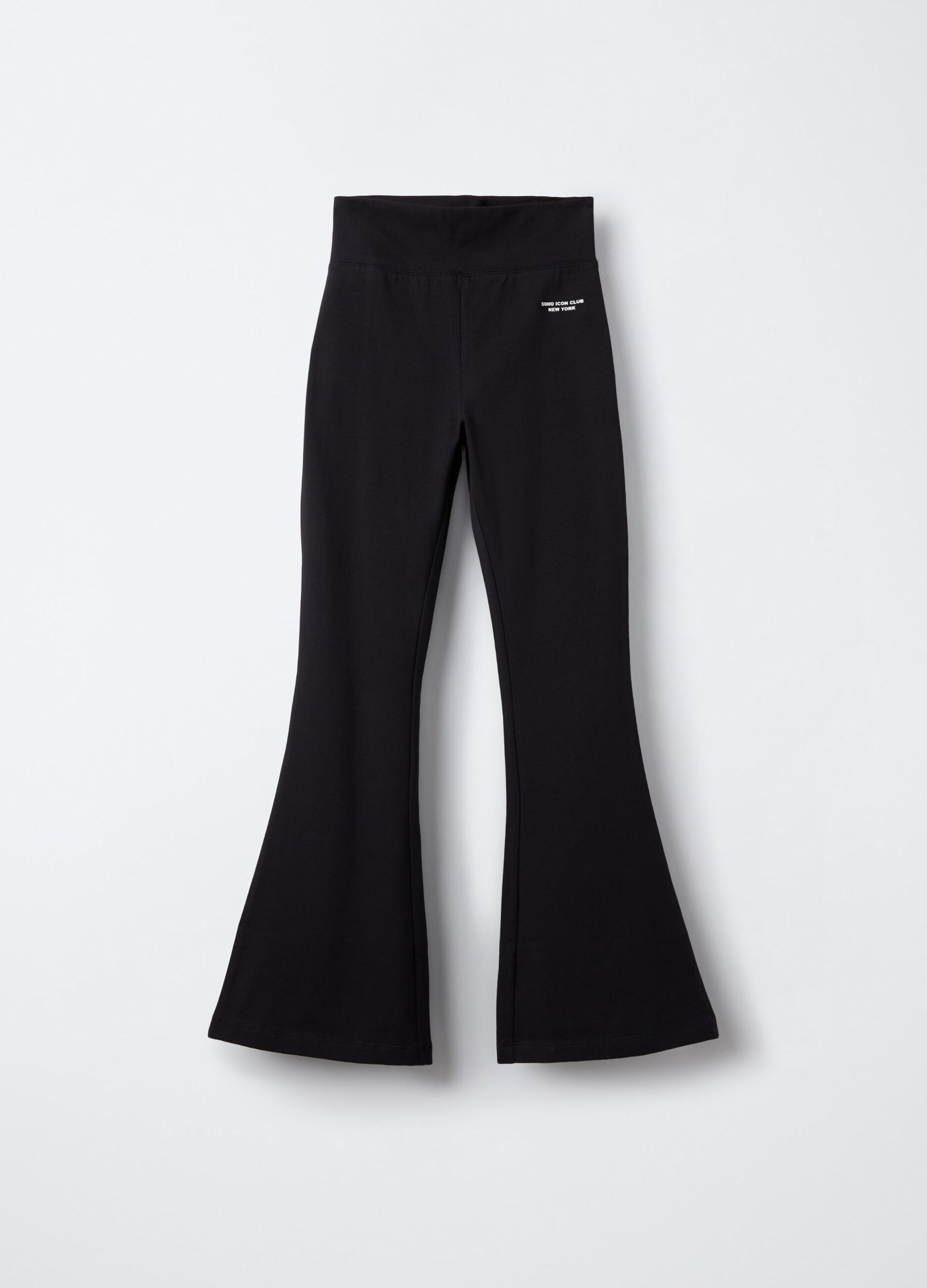 Leggings in jersey di cotone stretch Flare Fit ragazza_0