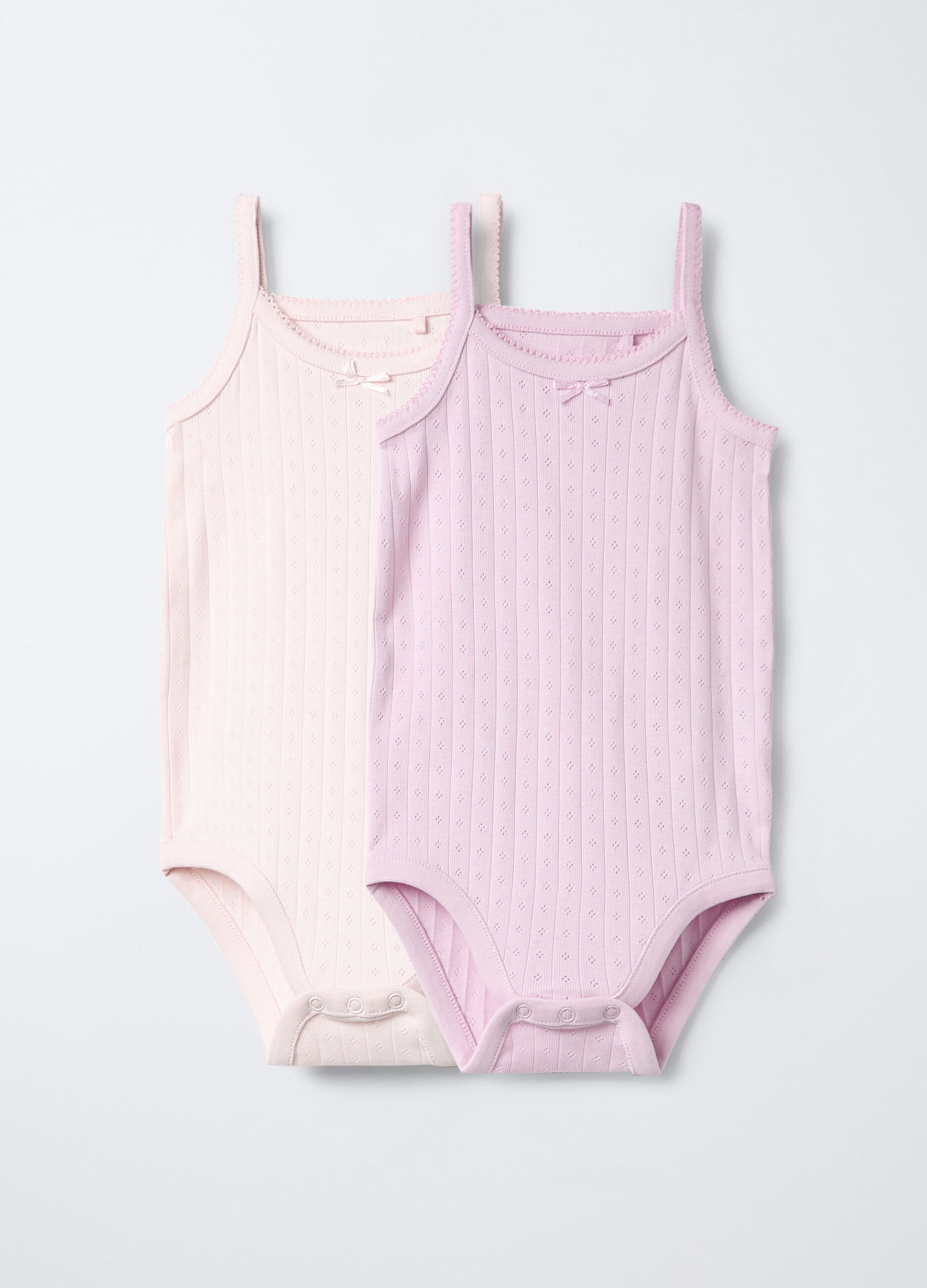 Pack 2 body in puro cotone pointelle_0