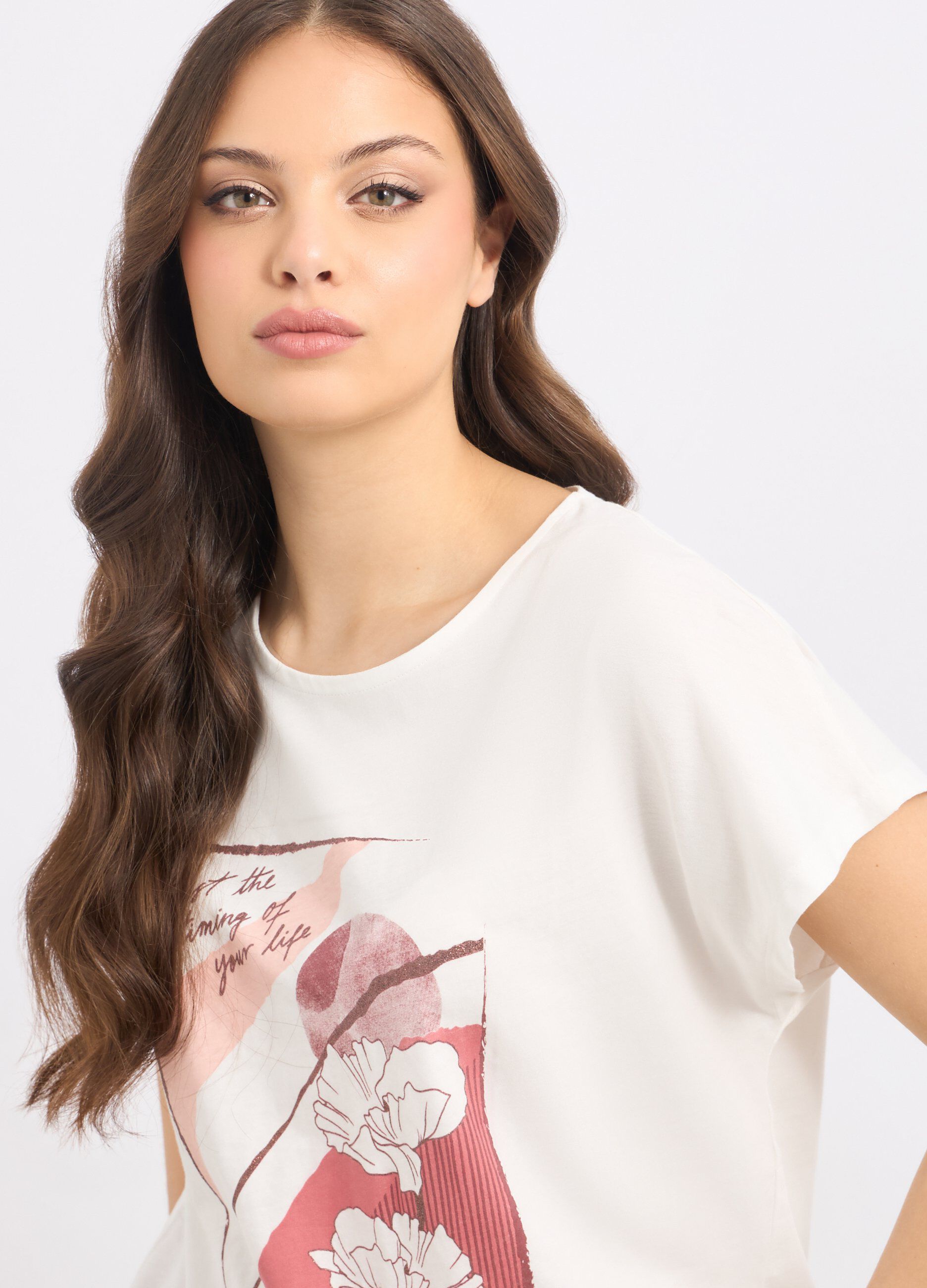 T-shirt in puro cotone donna_2