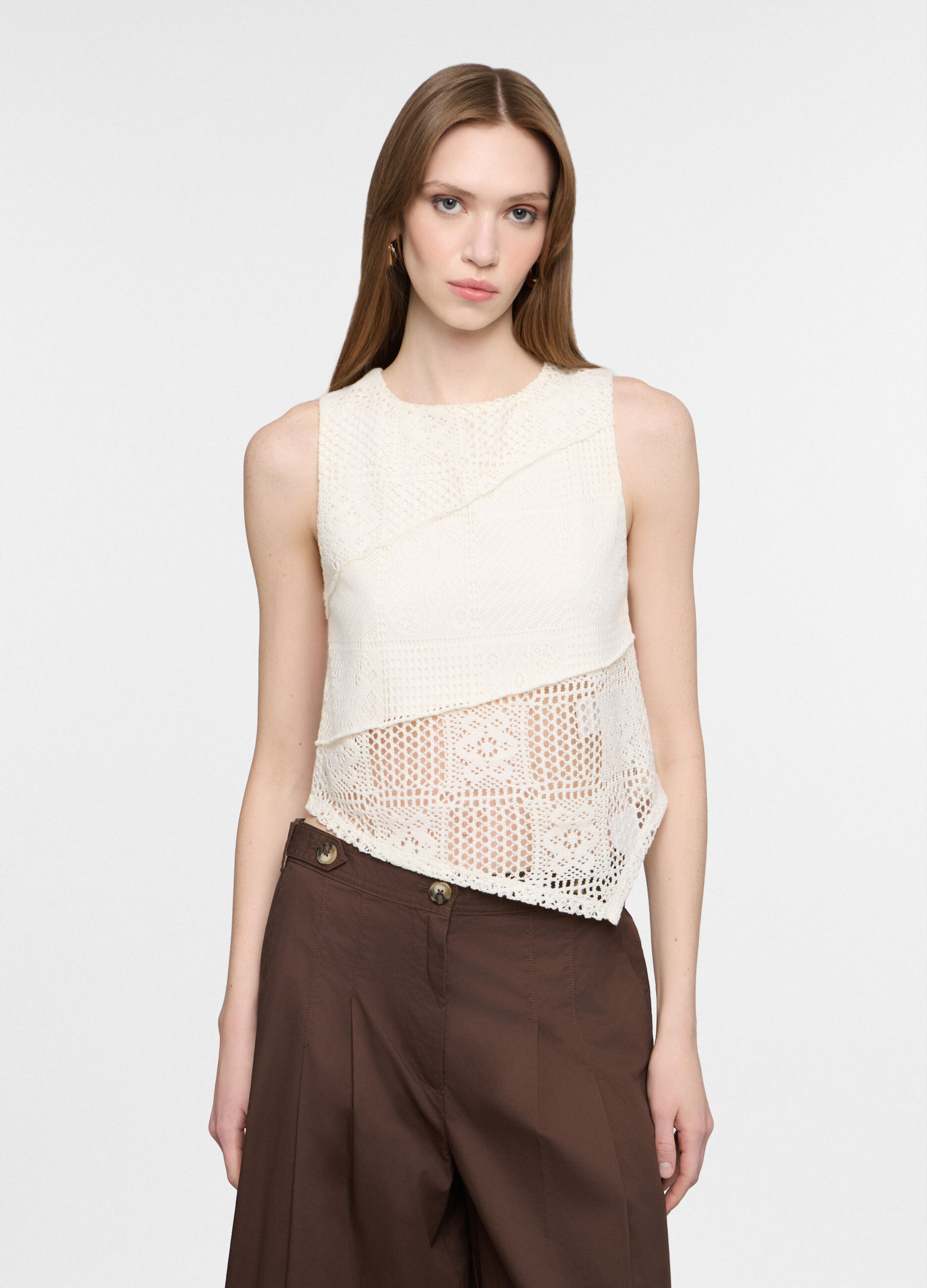 Canotta girocollo donna_0