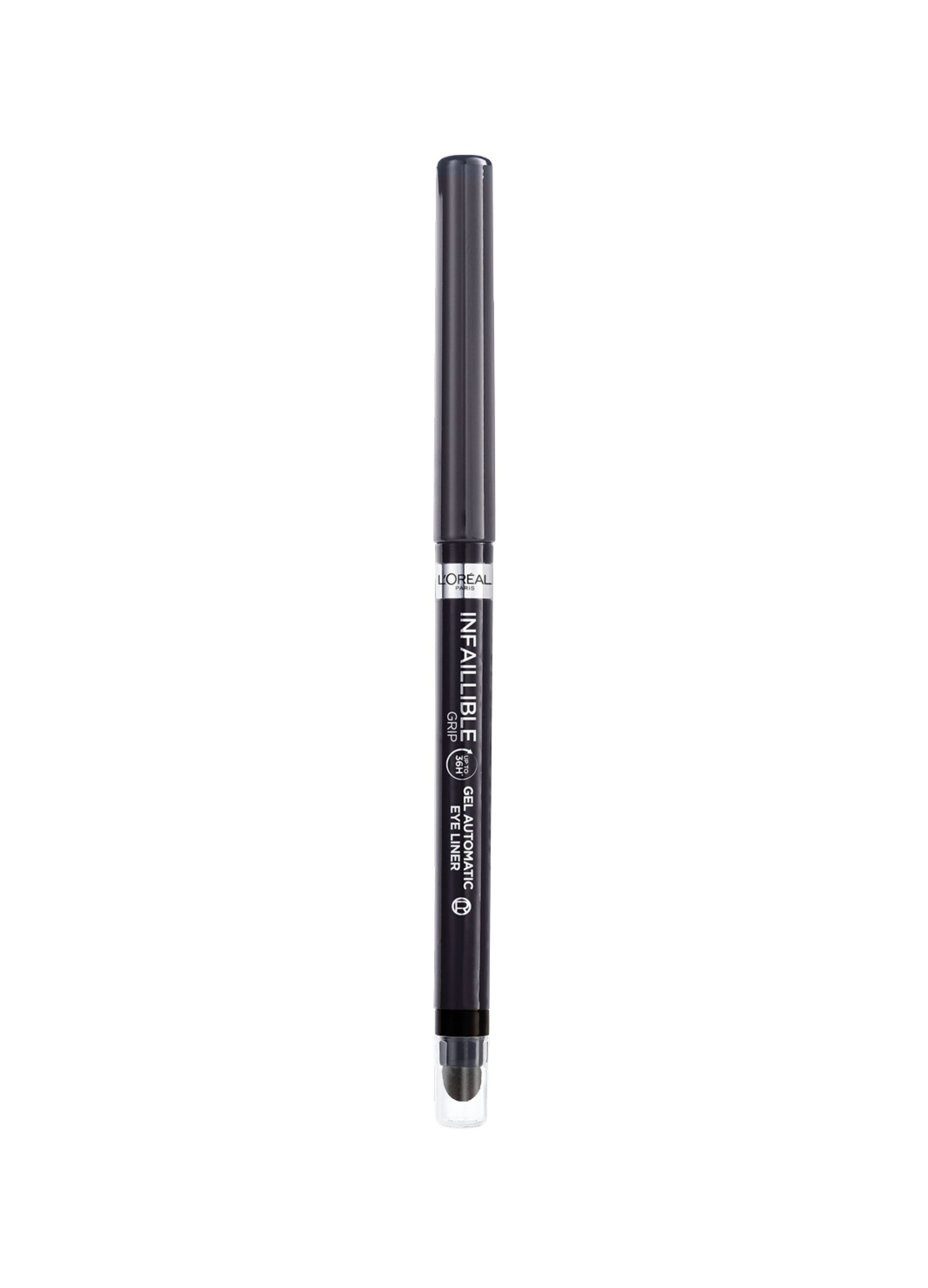 L'Oréal Paris Matita Automatica in Gel Infaillible 36H Grip Liner, Tratto Sfumabile a Lunga Tenuta, Waterproof, Formula in Gel, Tonalità: 03 Taupe Grey.