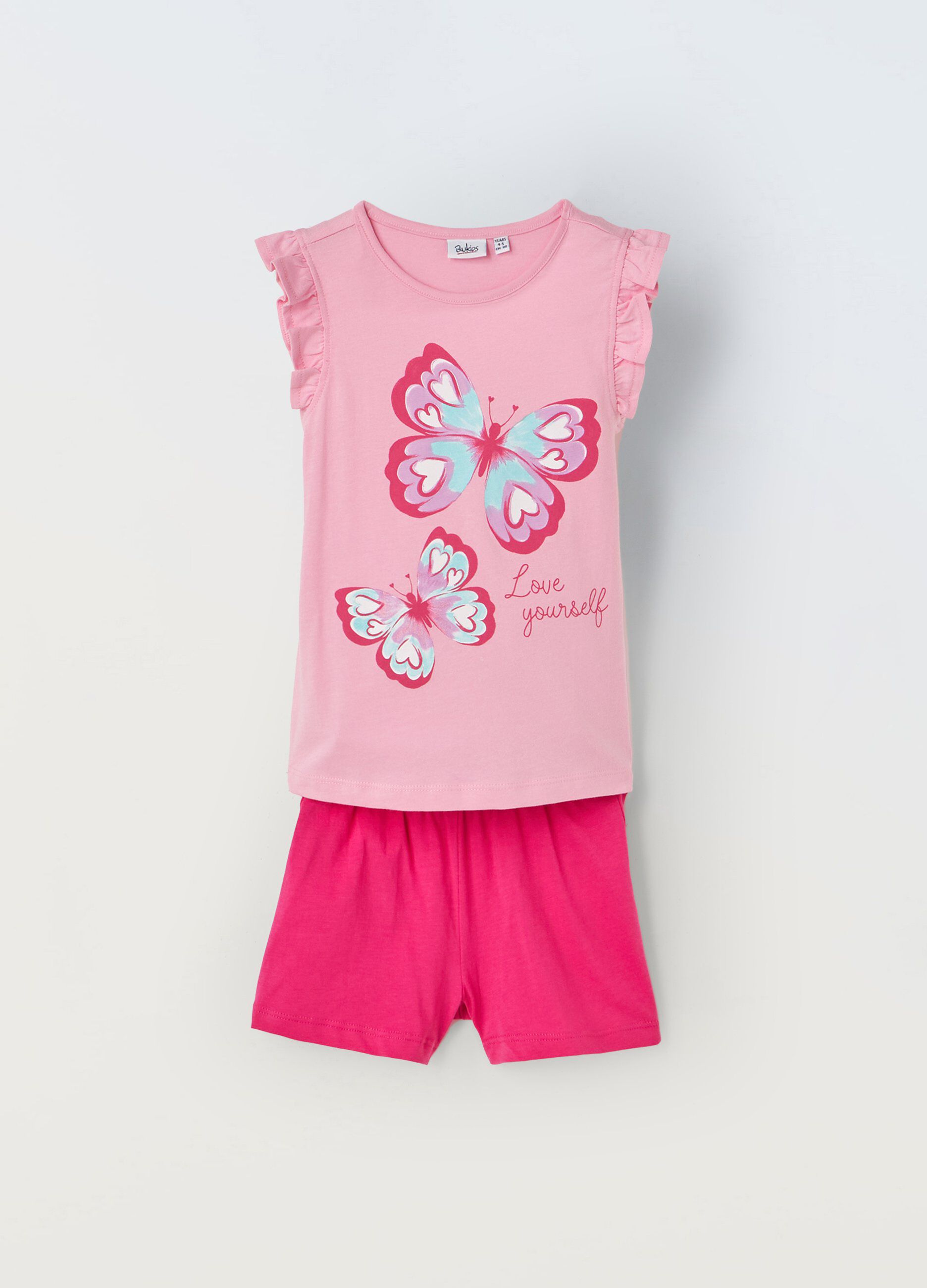 Jogging set in puro cotone bambina_0
