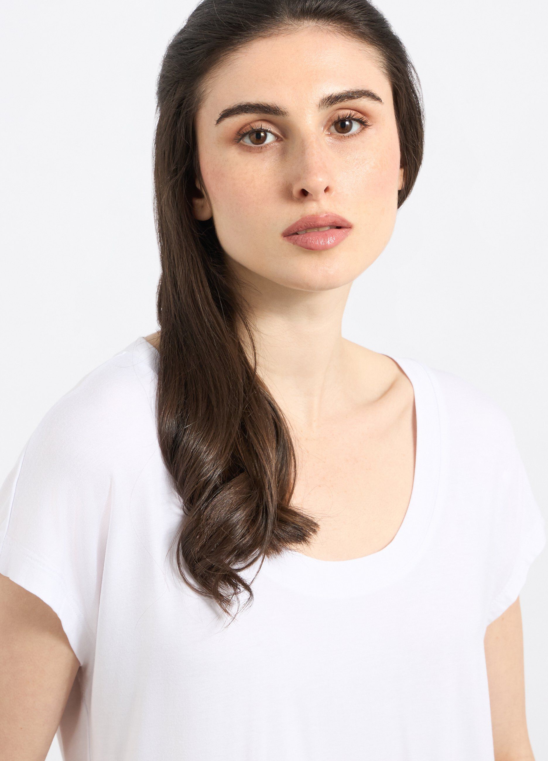 T-shirt in viscosa stretch donna_2