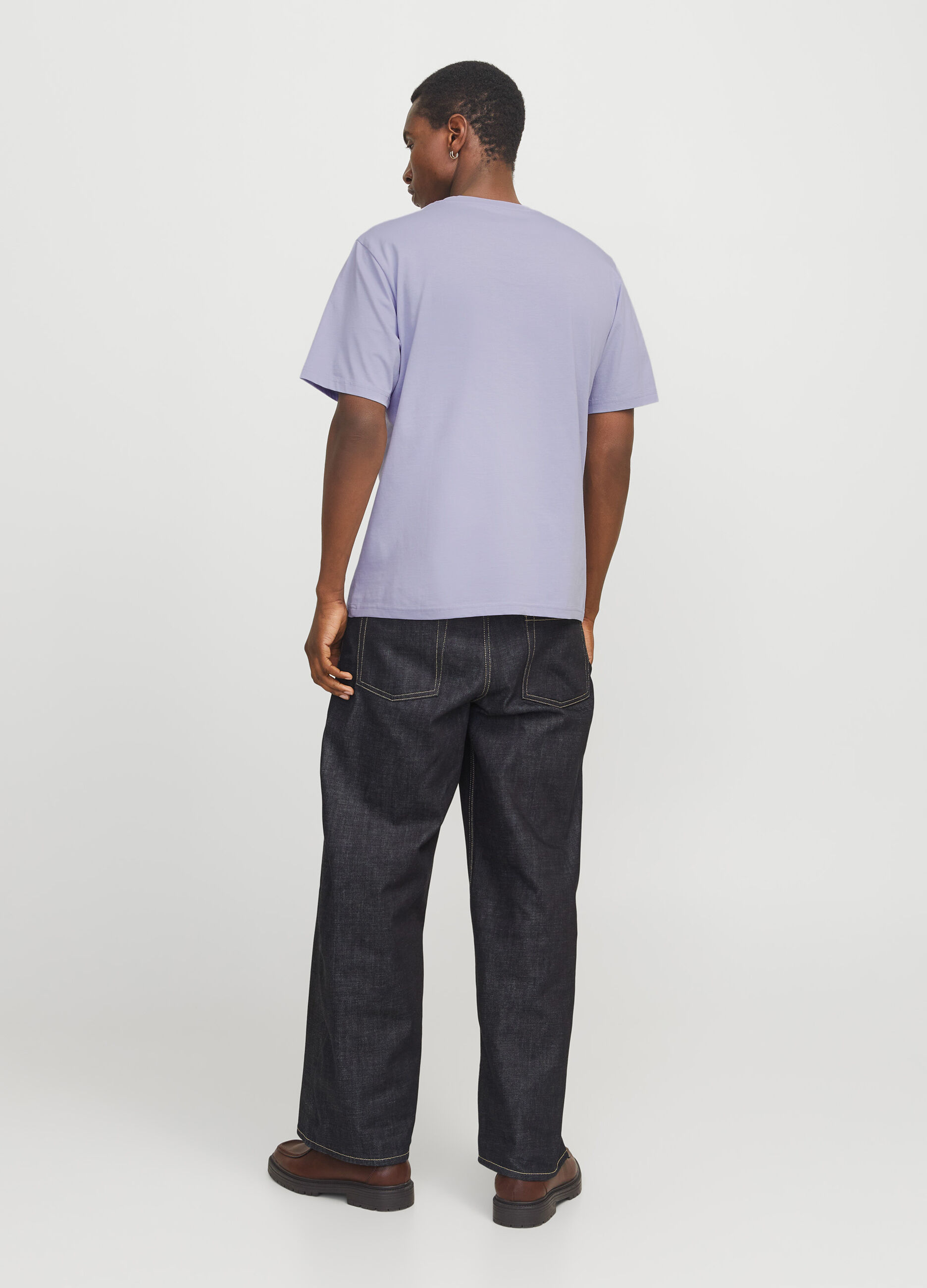 T-shirt regular fit con stampa uomo_1
