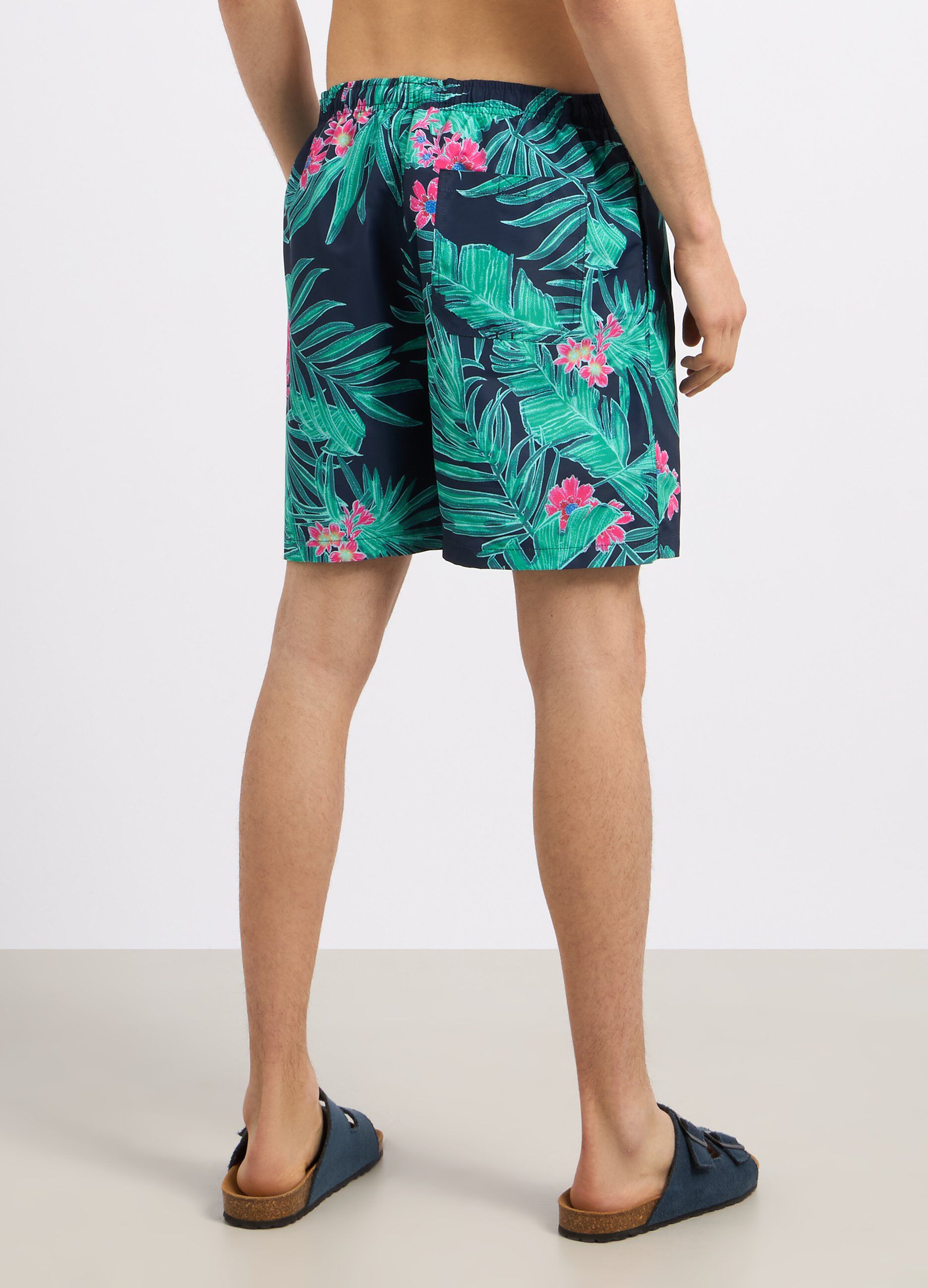 Costume shorts con stampa uomo_1