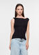 T-shirt con scollo a barchetta donna_0