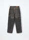 Pantaloni in denim di misto cotone stretch ragazza_1