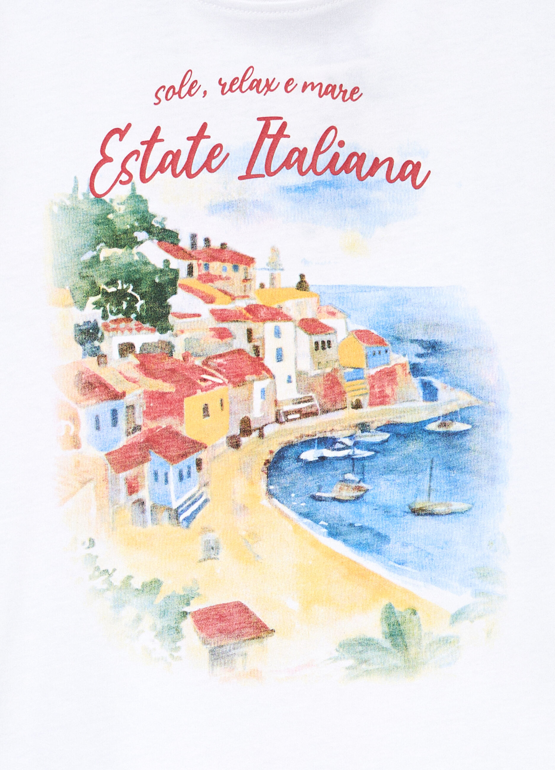 T-shirt girocollo in jersey di puro cotone ragazza_2