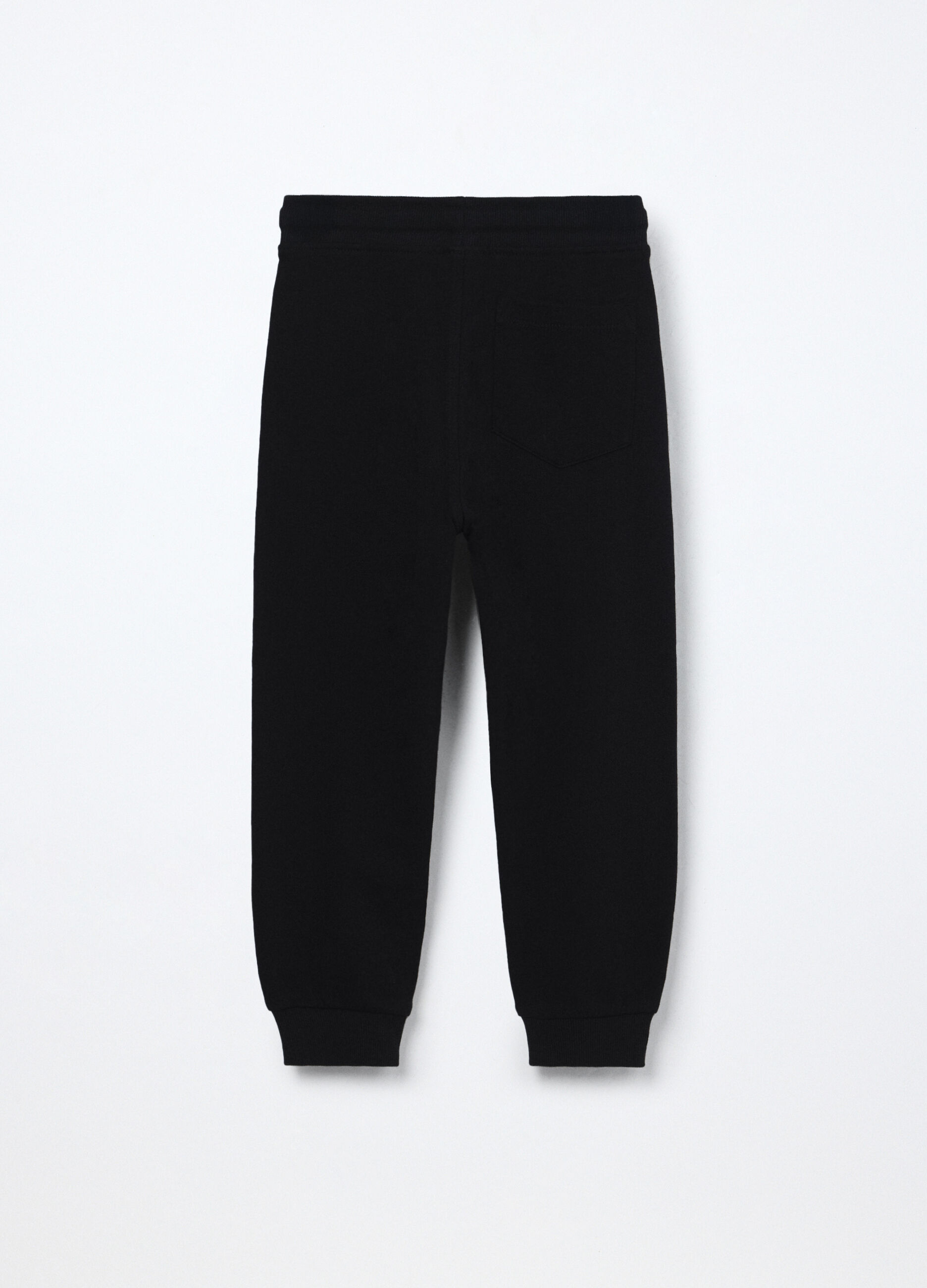 Jogger in french terry di puro cotone bambino_1