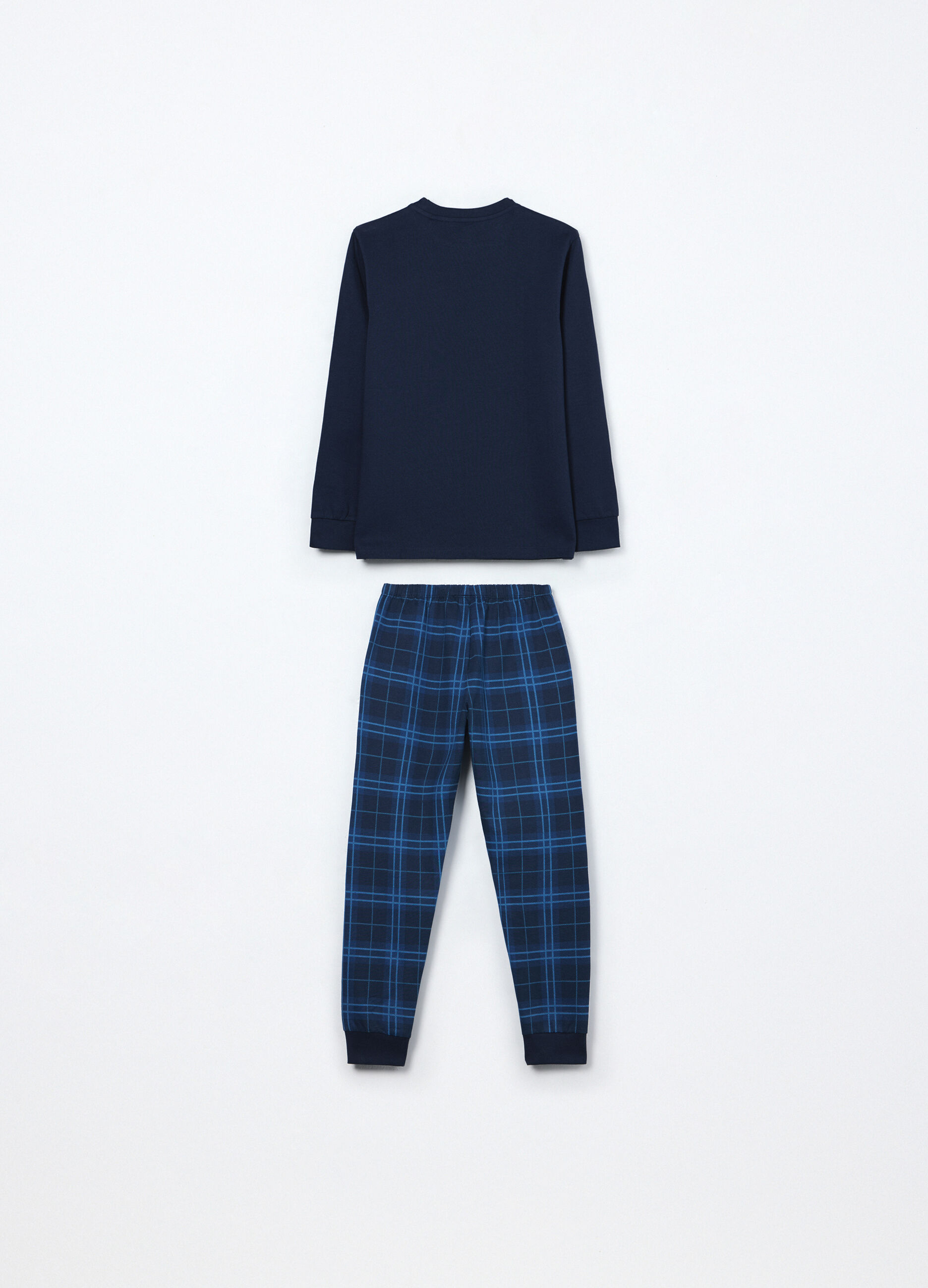 Set pigiama lungo in jersey di puro cotone ragazzo_1