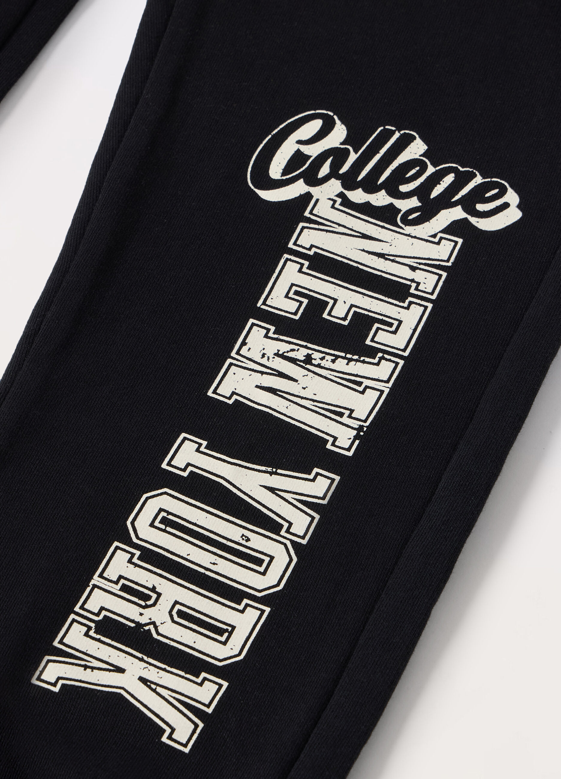 Jogger in french terry di puro cotone ragazza_1
