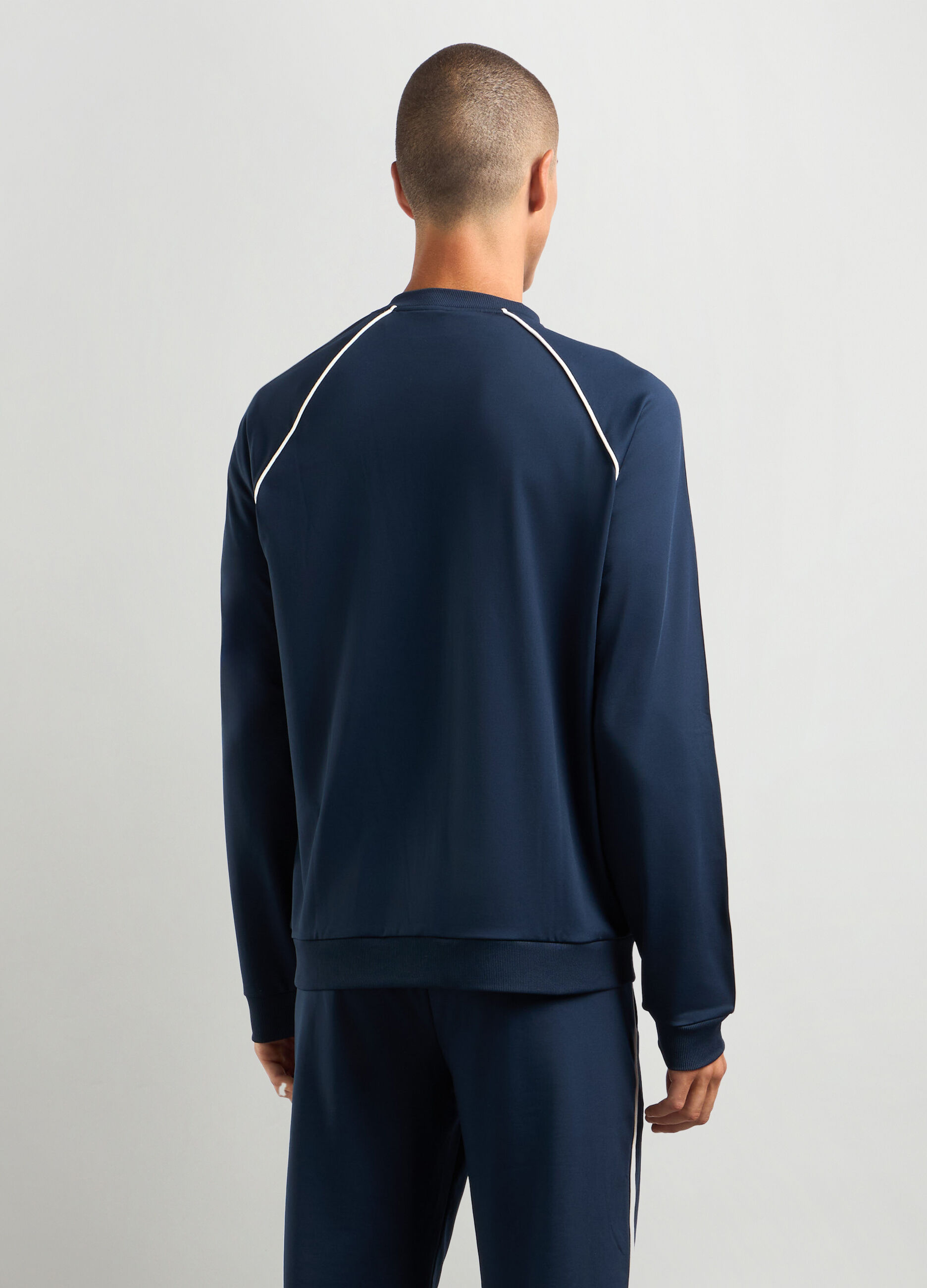 Felpa fitness full zip uomo_1