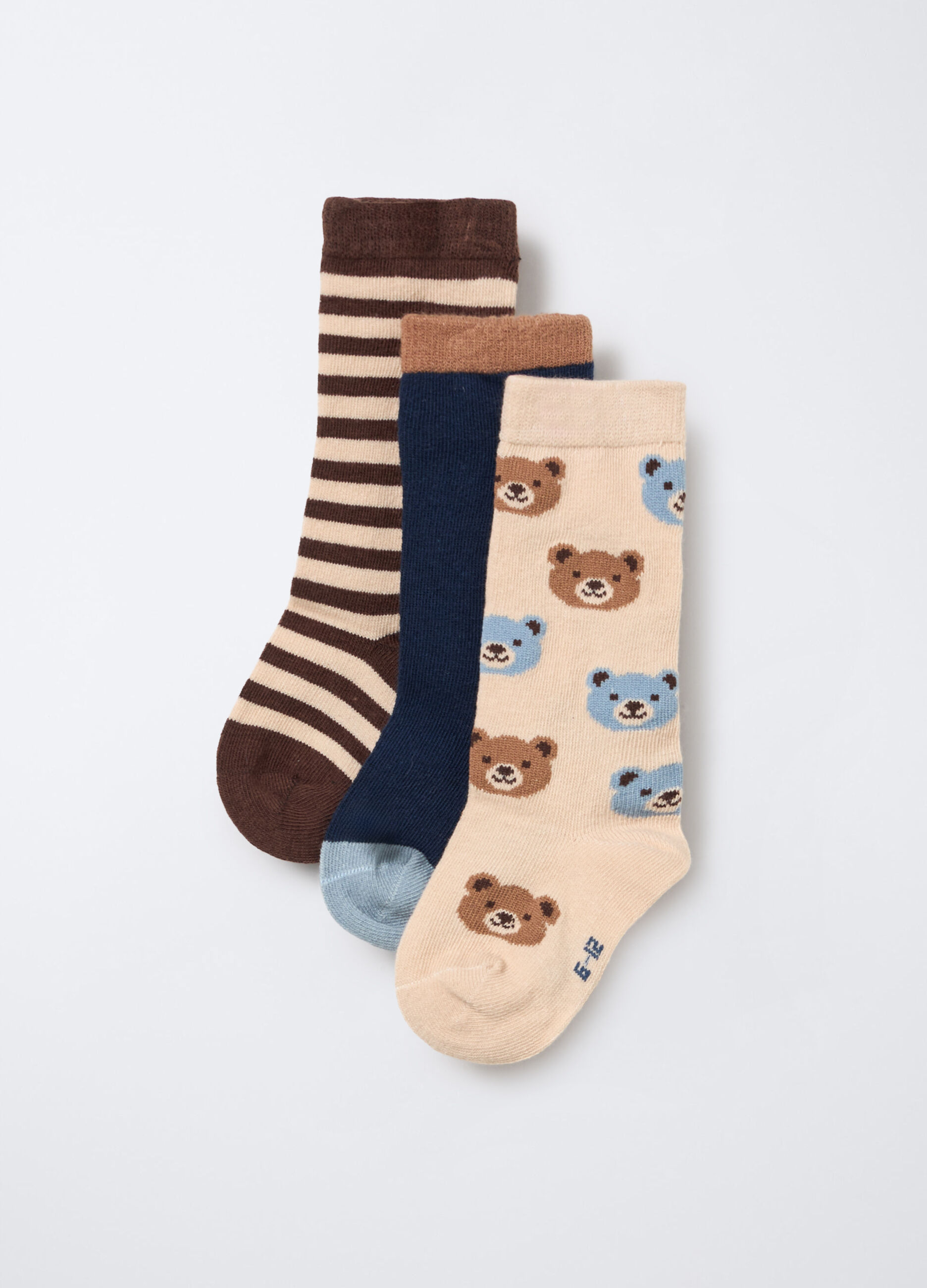 Pack 3 calze misto cotone stretch _0