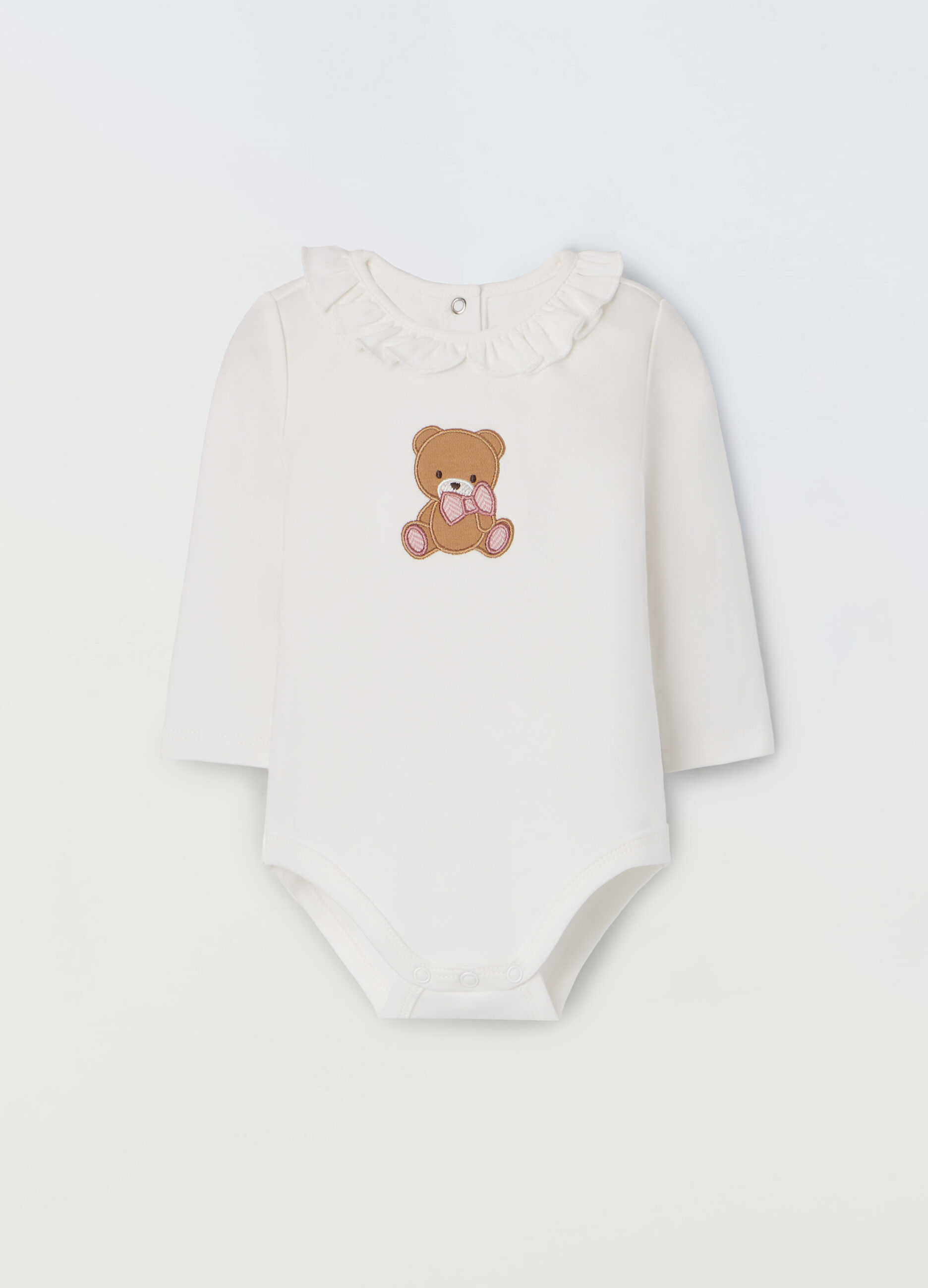 Body in puro cotone neonata_0