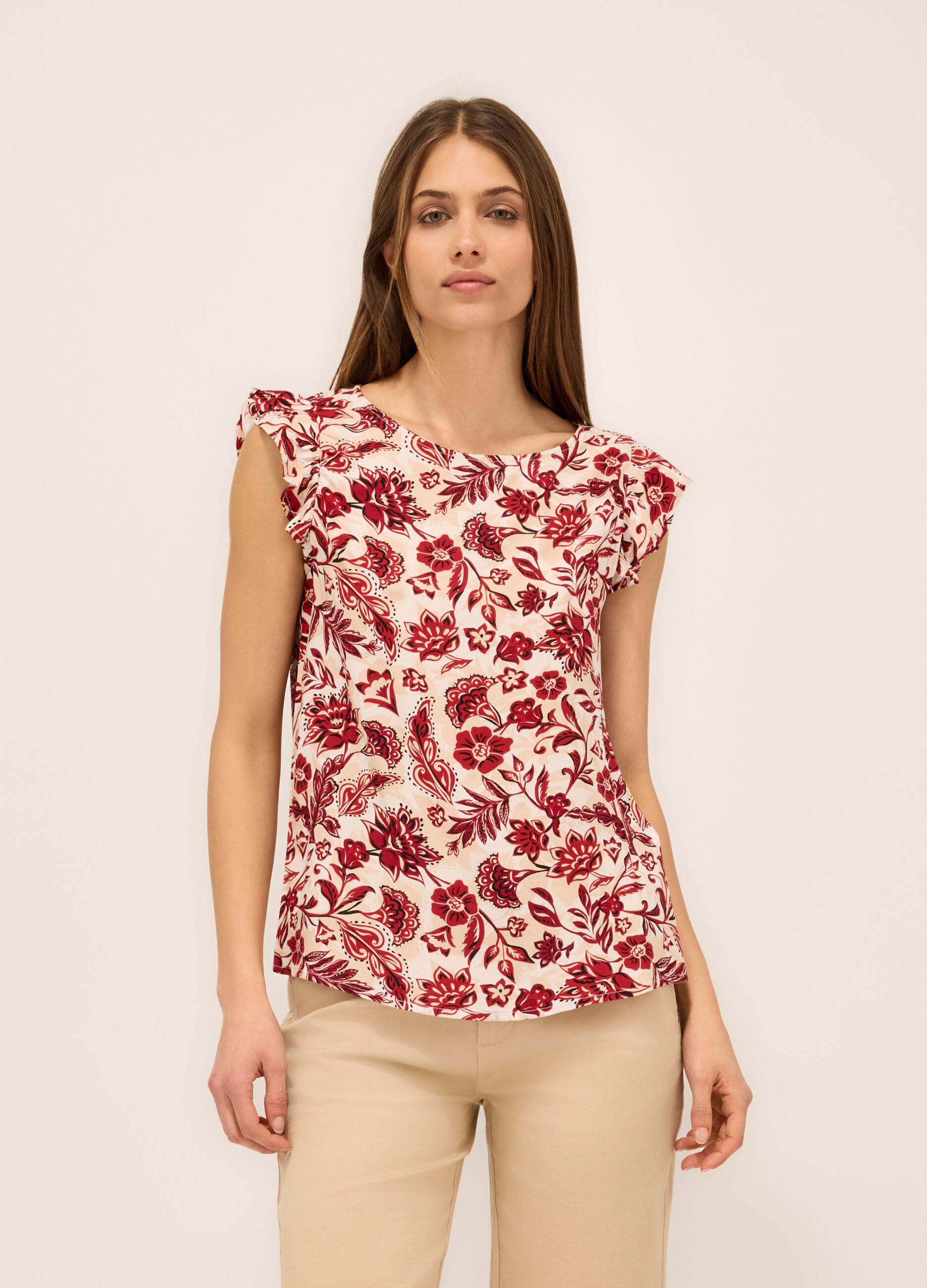Blusa in pura viscosa donna_0