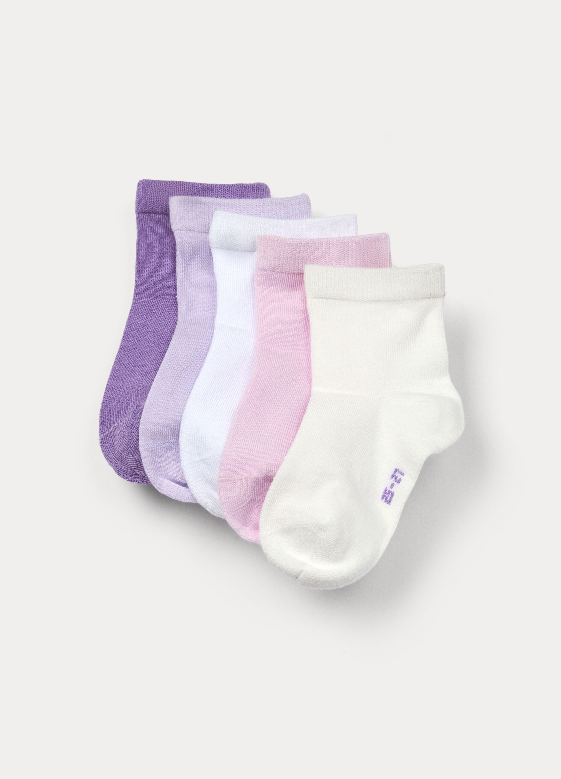 Pack 5 calze corte misto cotone _0