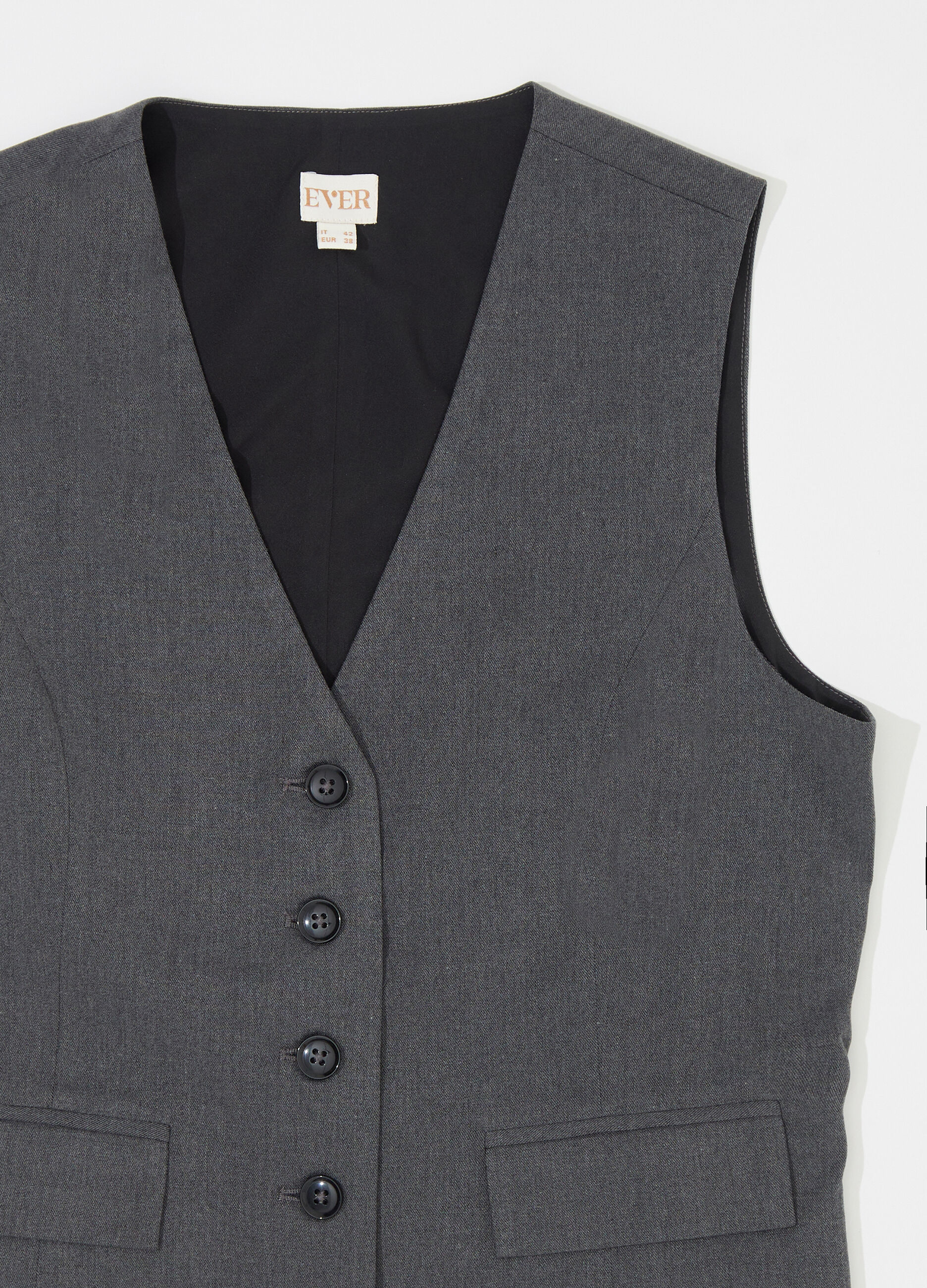 Gilet in lana misto viscosa donna_6