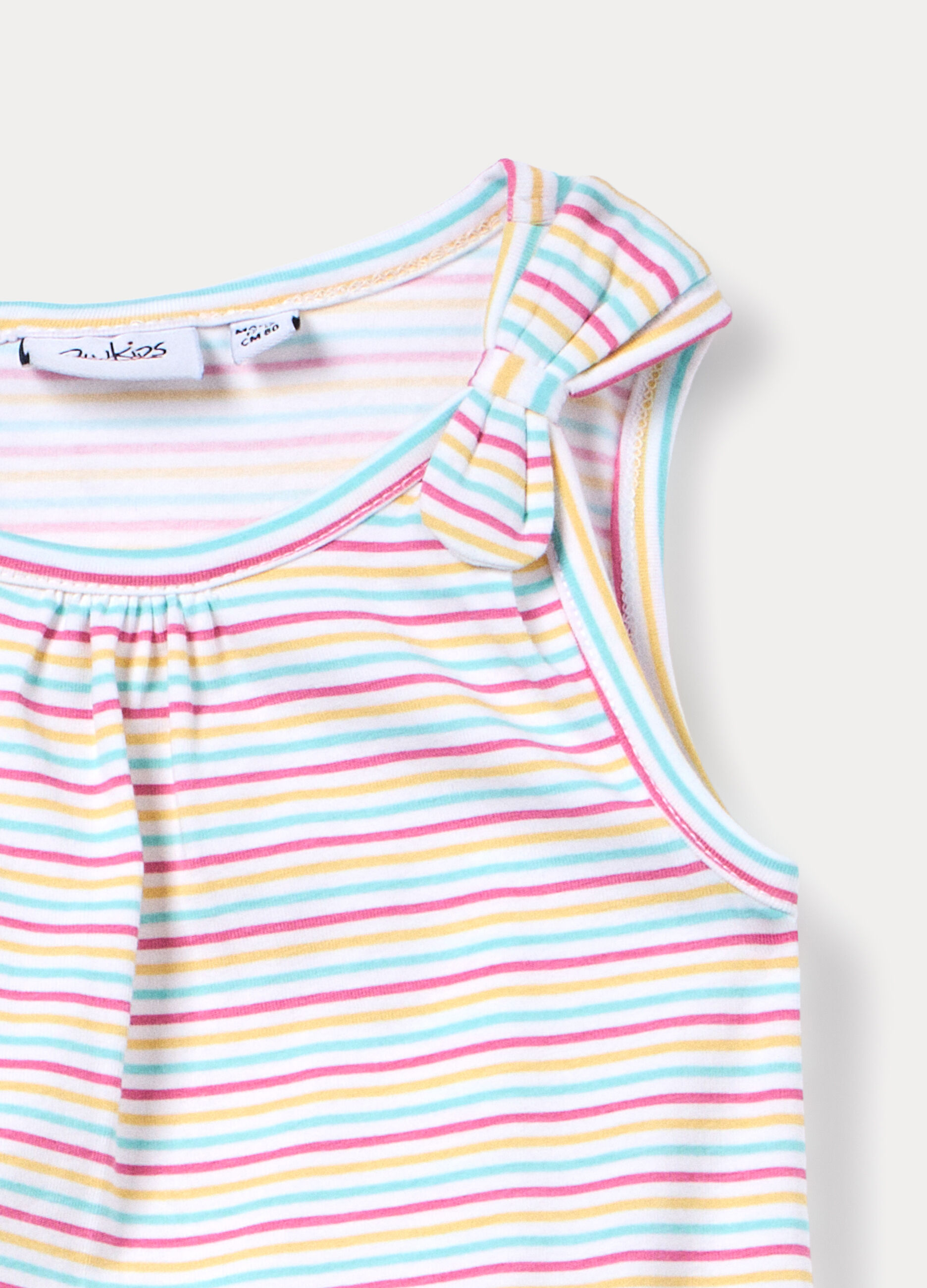 Jogging set in jersey di cotone stretch bimba_2