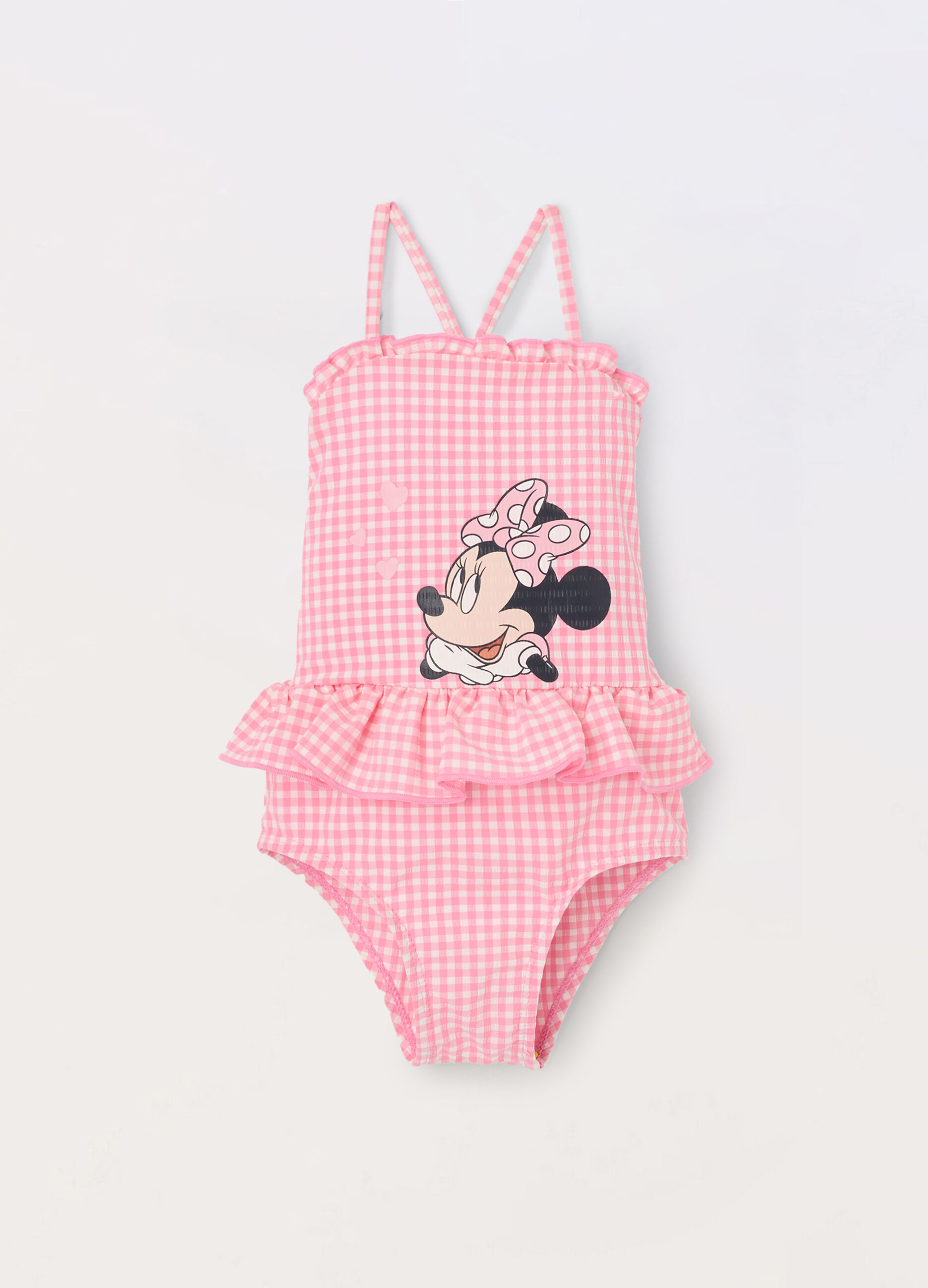 Costume intero a quadri neonata_0