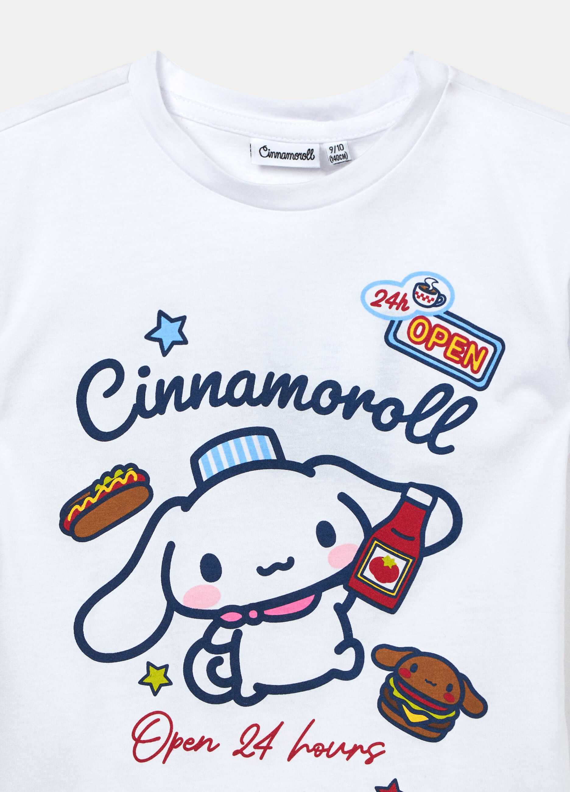 T-shirt Cinnamoroll in jersey di puro cotone ragazza_2