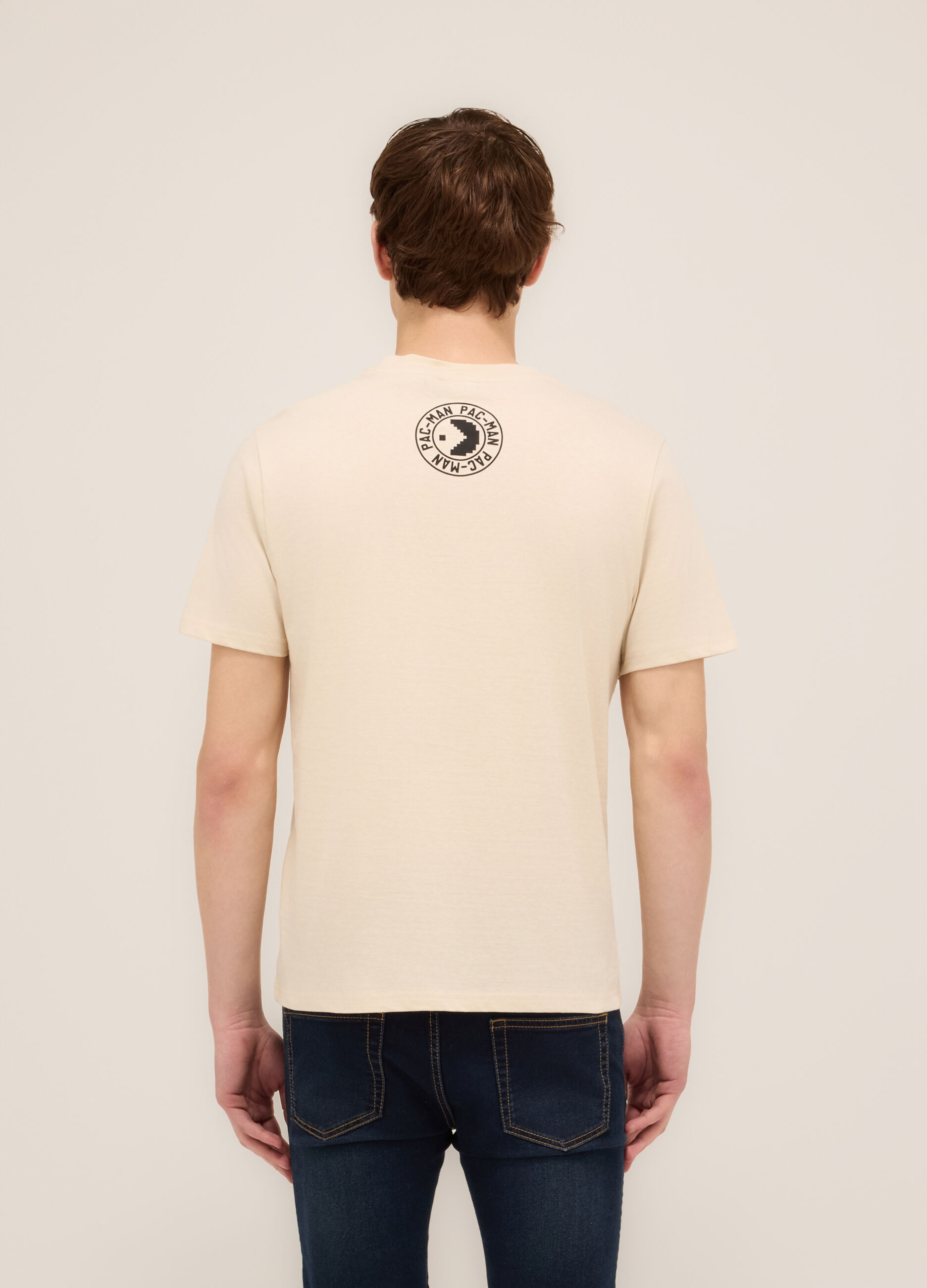 T-shirt girocollo stampa Pac-Man uomo_1