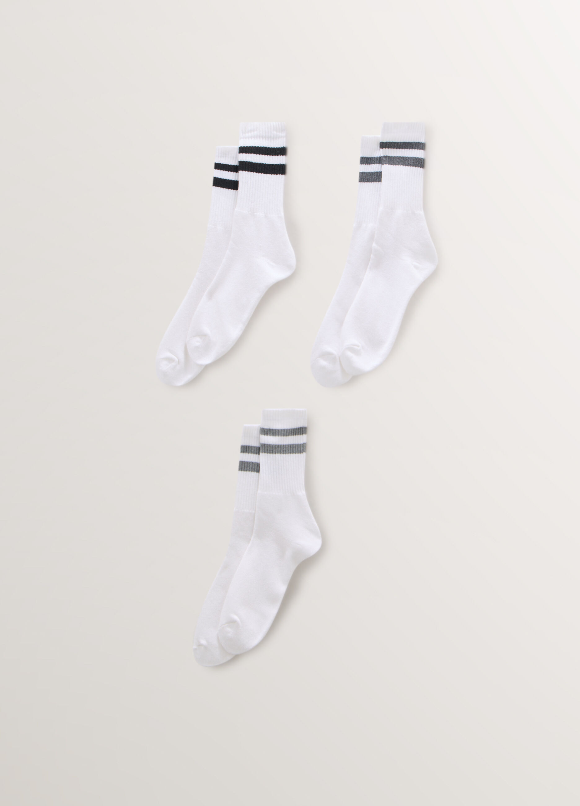 3 pack calze sportive in cotone stretch uomo