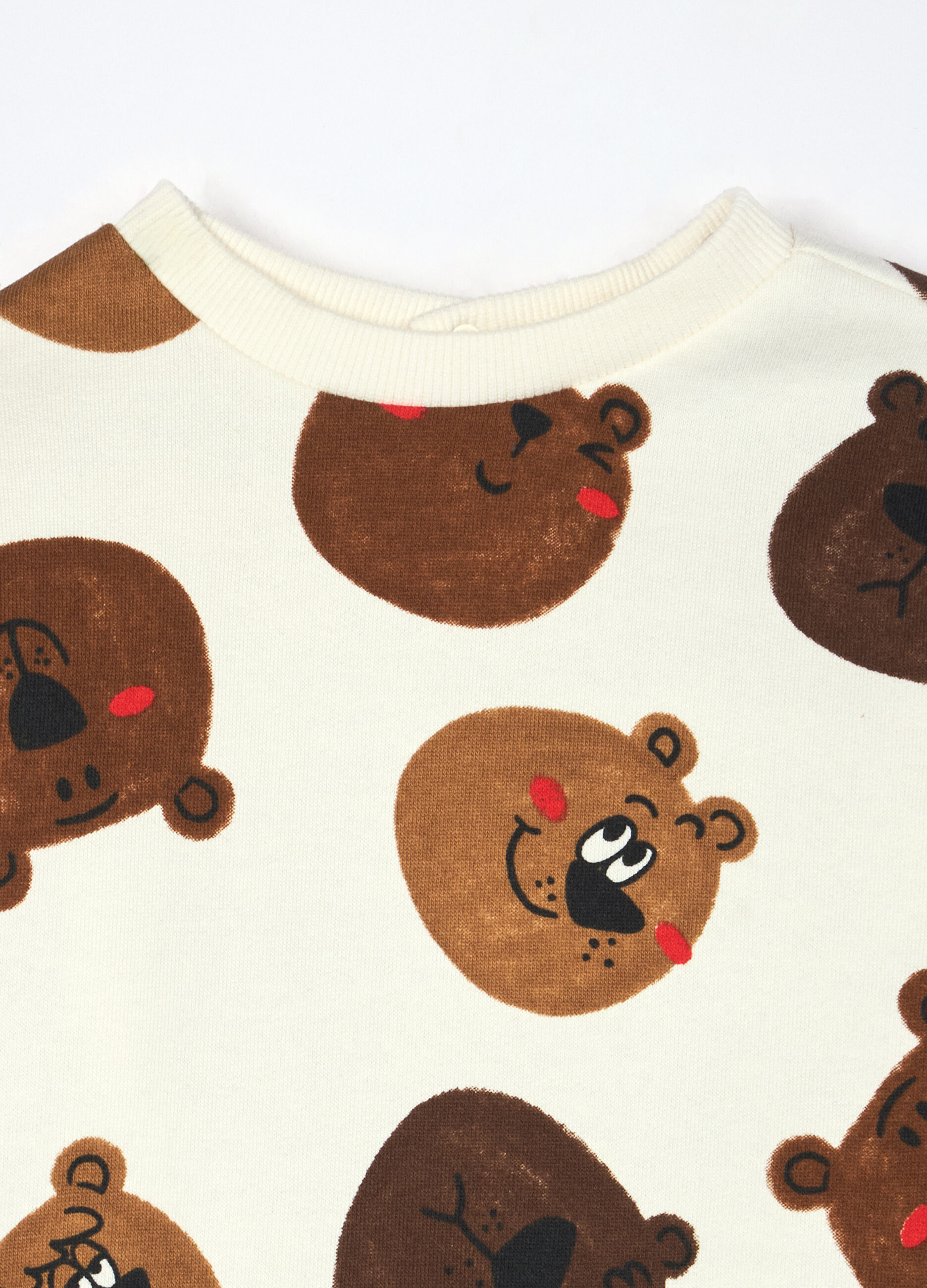 Jogging set in puro cotone fleece neonato_2