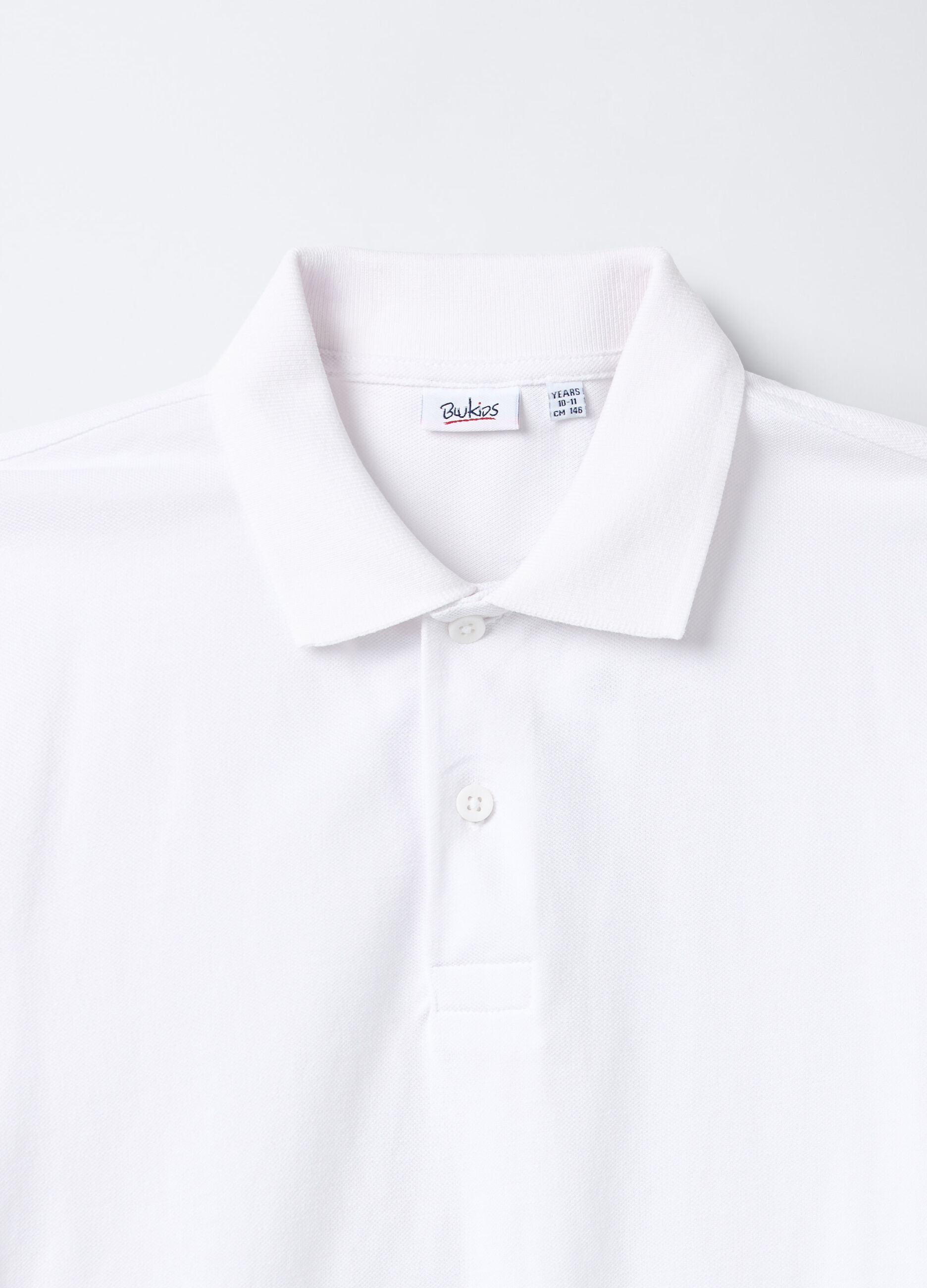 Polo in puro cotone Piquet ragazzo_2