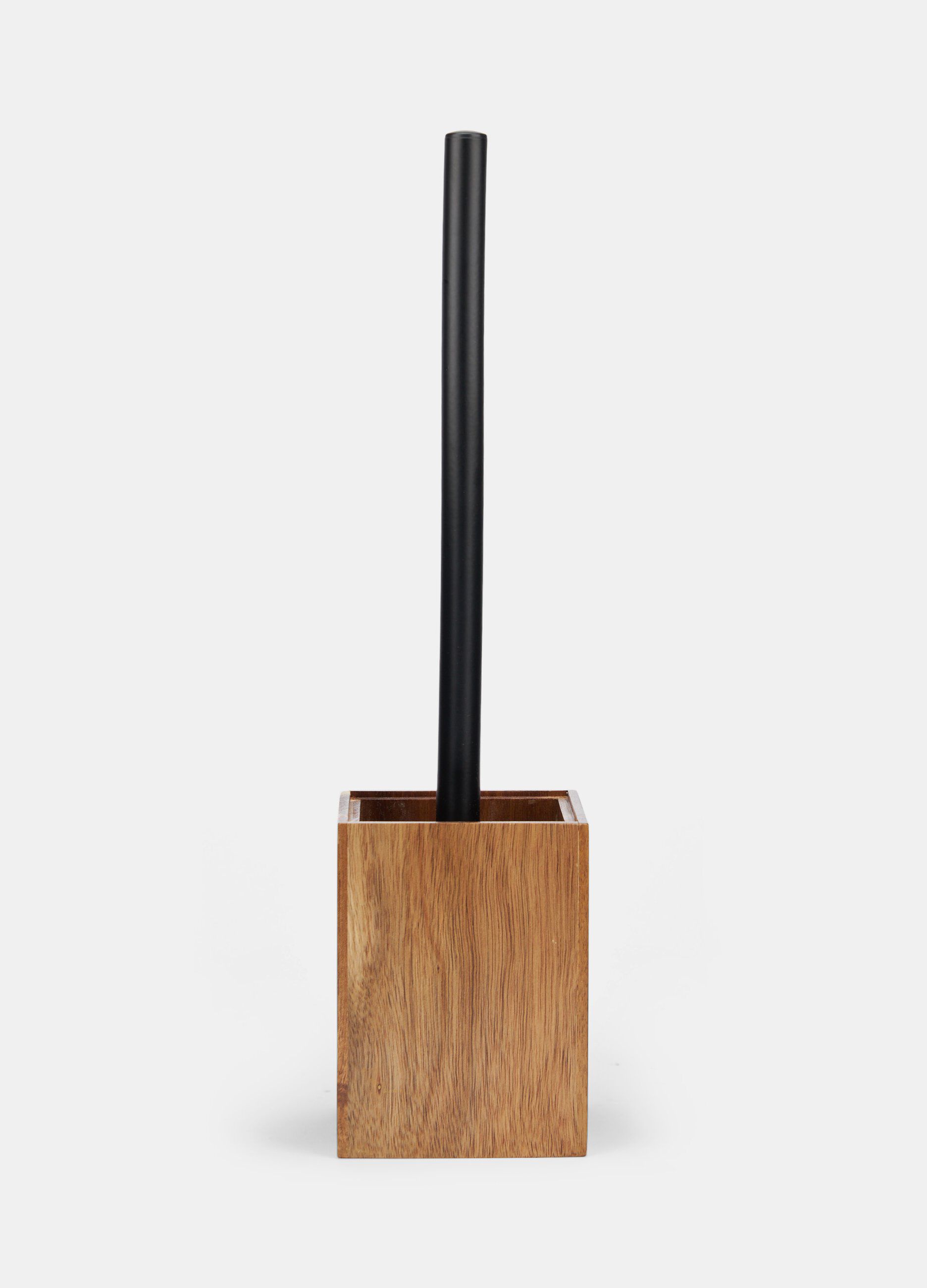Contenitore scopino in legno di acacia_0