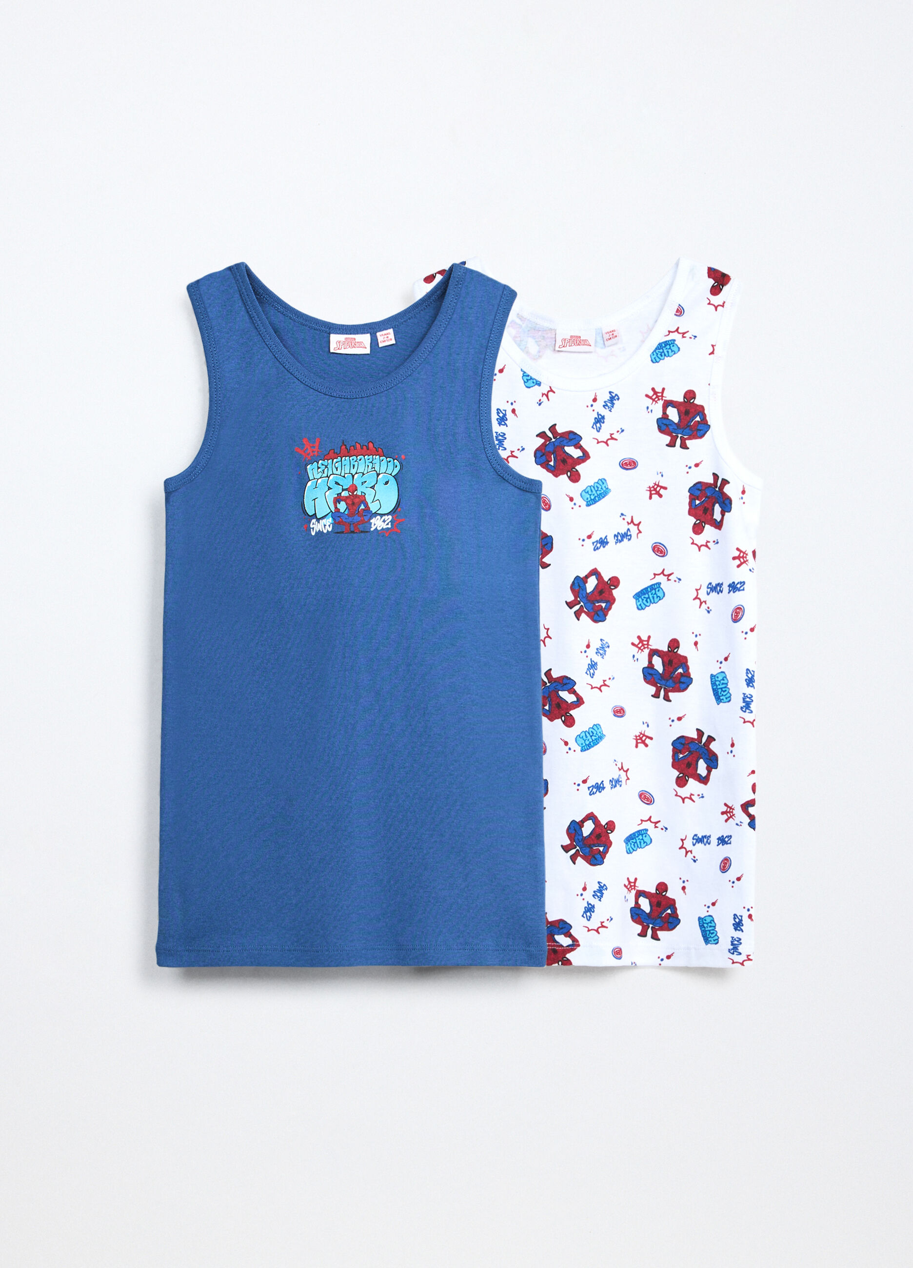 Pack 2 canotte in jersey di puro cotone bambino_0