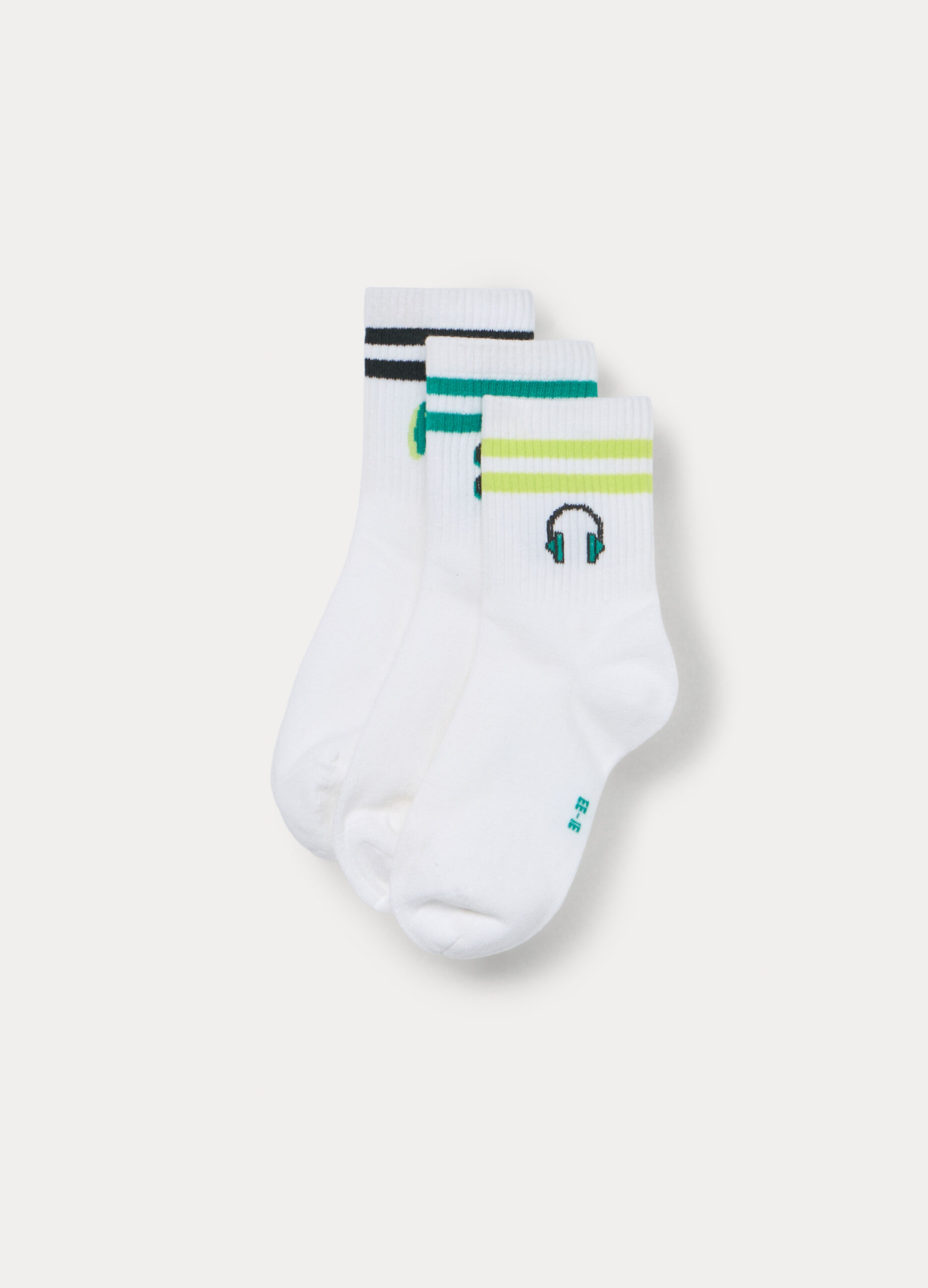 Pack 3 calze sportive in spugna stretch_0